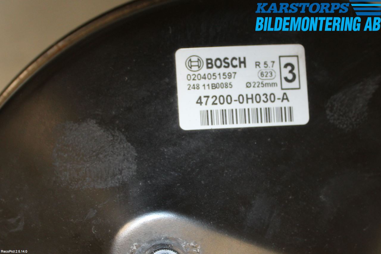 Peugeot 107 Bromsservo