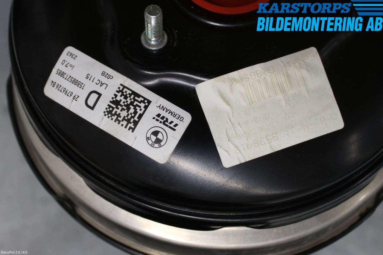 BMW 5 F10/F11/F18 09-17 Bromsservo