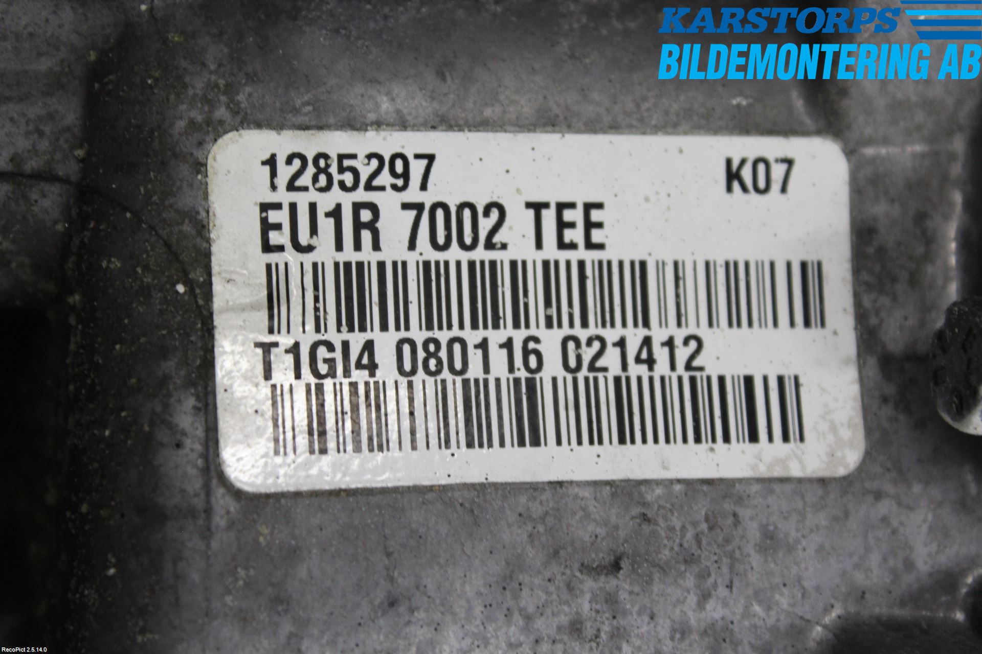 Volvo S60 14-18 Växellåda Man 6 Vxl