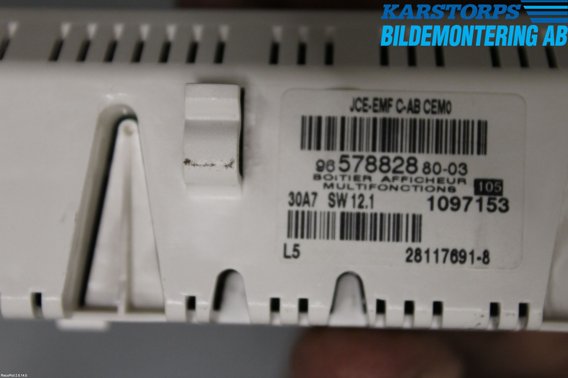 Citroen C4 I   05-10 Kontrolldisplay