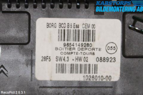 Citroen C4 I   05-10 Kontrolldisplay