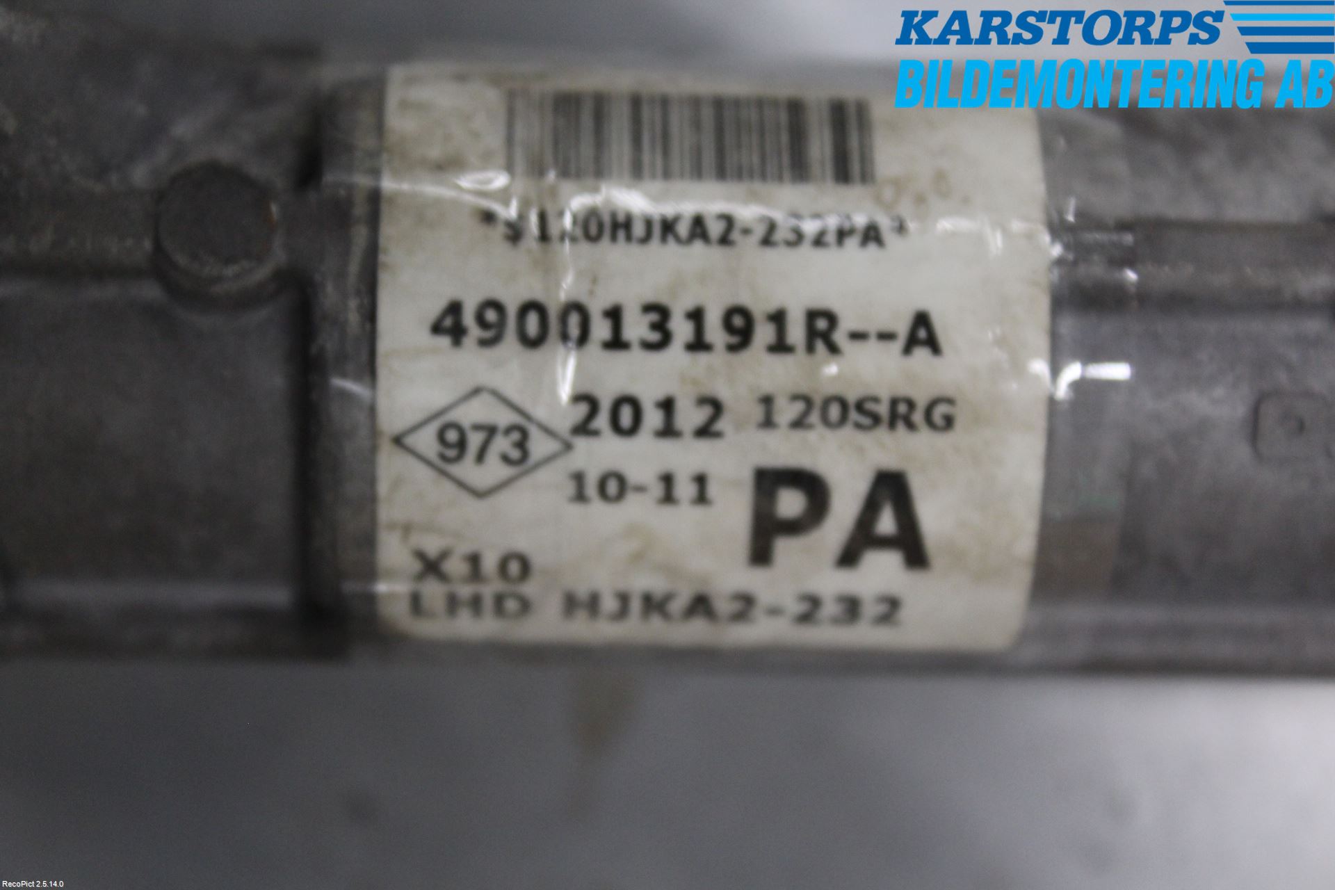 Renault CLIO IV 12-16 Styrväxel-Snäcka