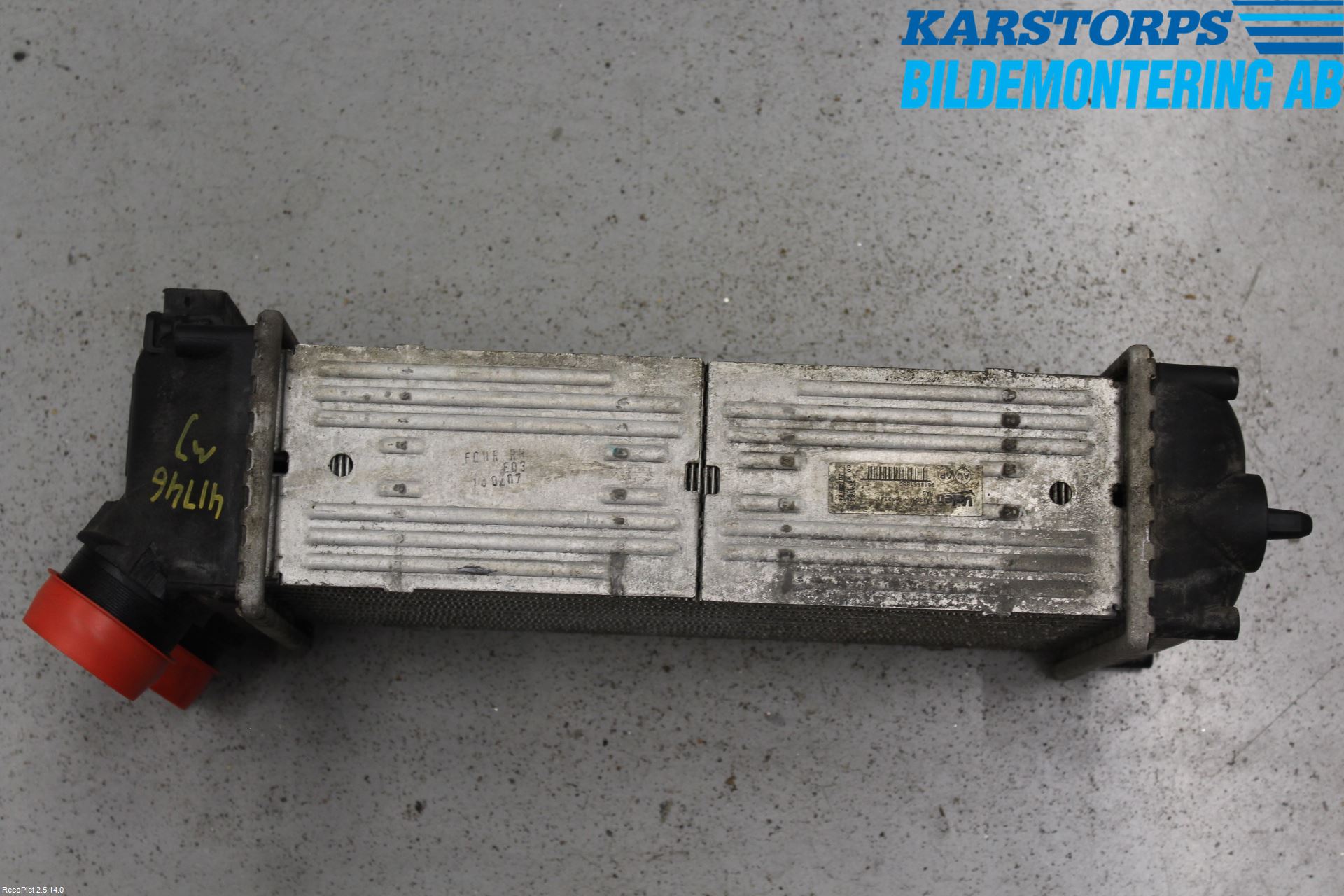 Citroen C4 I   05-10 Laddluft-Intercooler Kyl