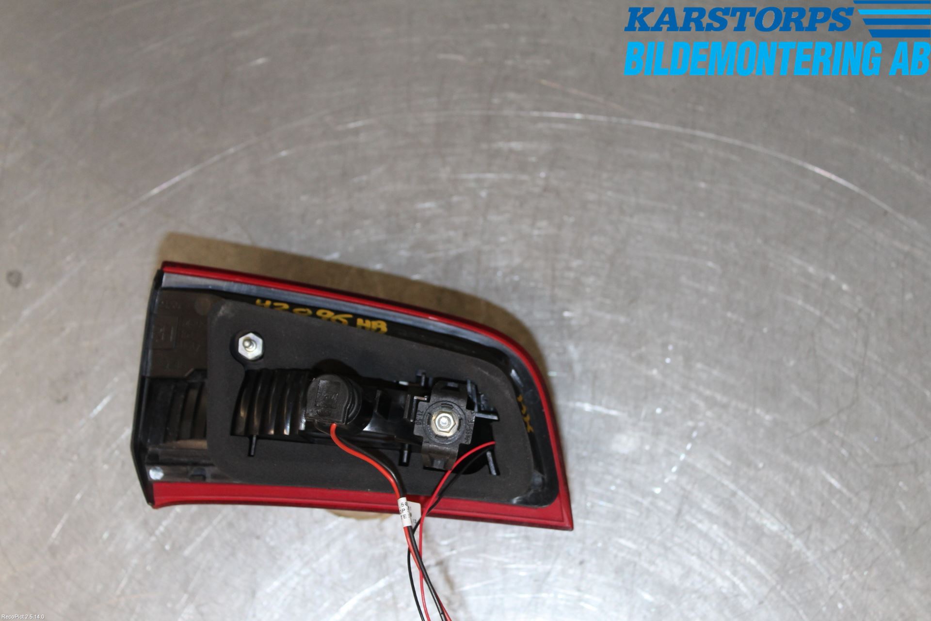 Volvo S60 14-18 Bakljus Lucka Hö