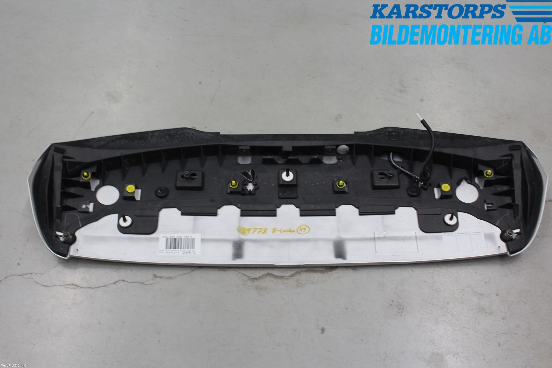 Volvo V40 12-19 Spoiler Baklucka