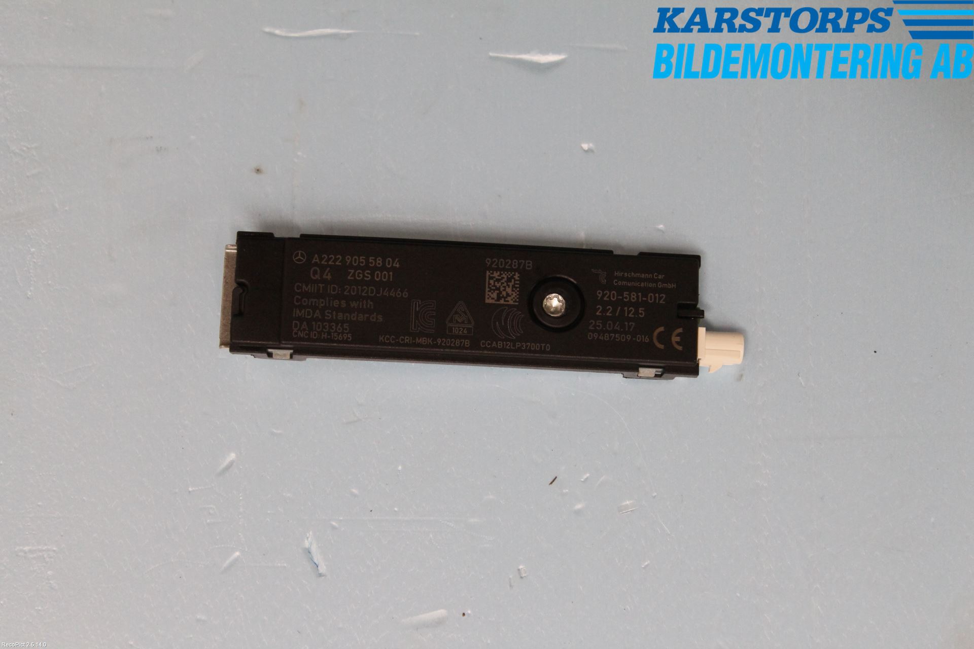 Mercedes-Benz MB C-KLASS (W205) 14-21 Antennförstärkare