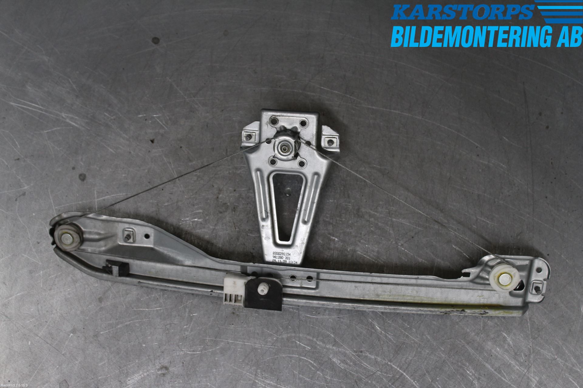 Renault CLIO III  09-12 Fönsterhissmekanism