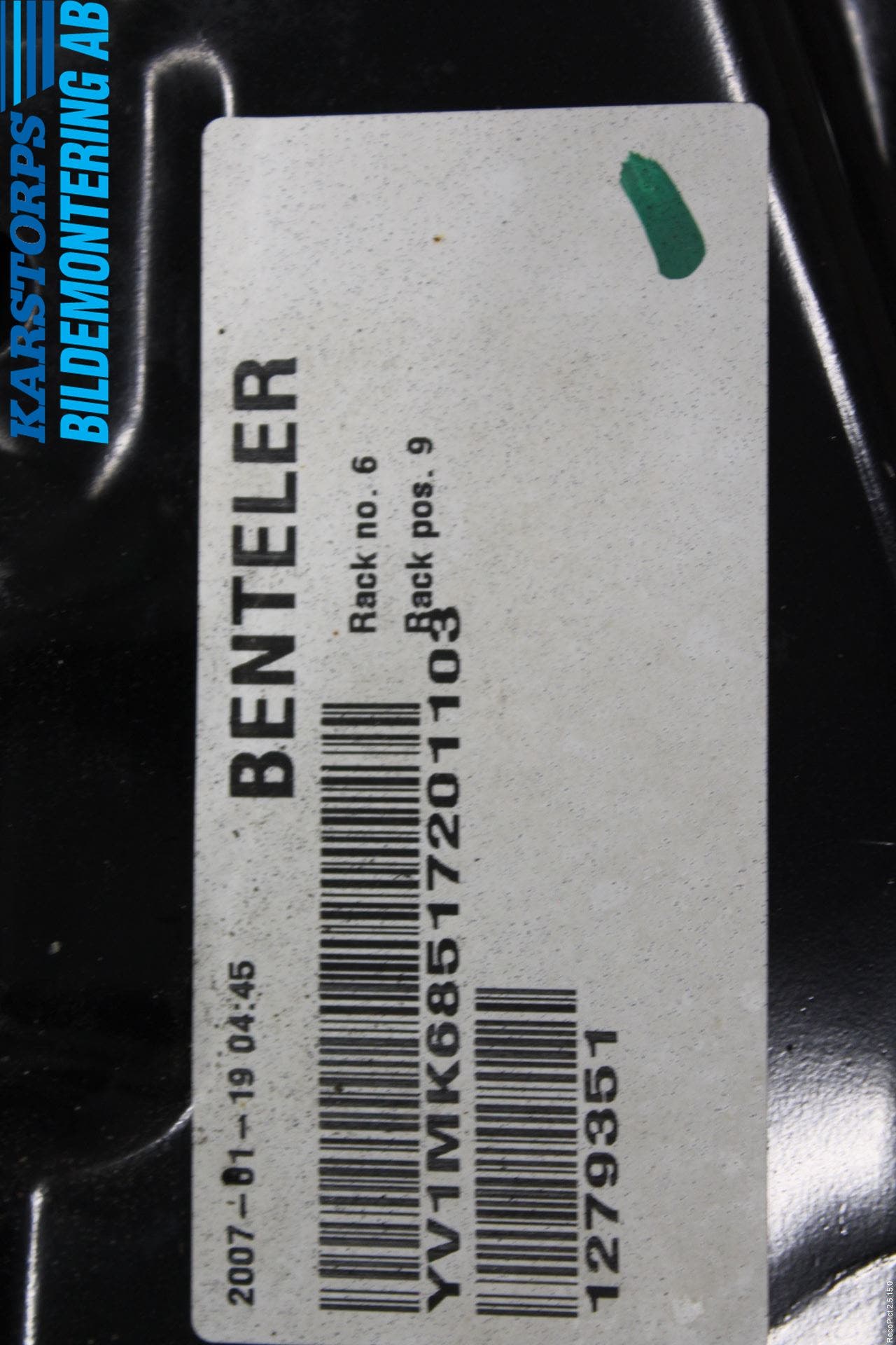 Volvo C30 07-10 Framvagnsbalk