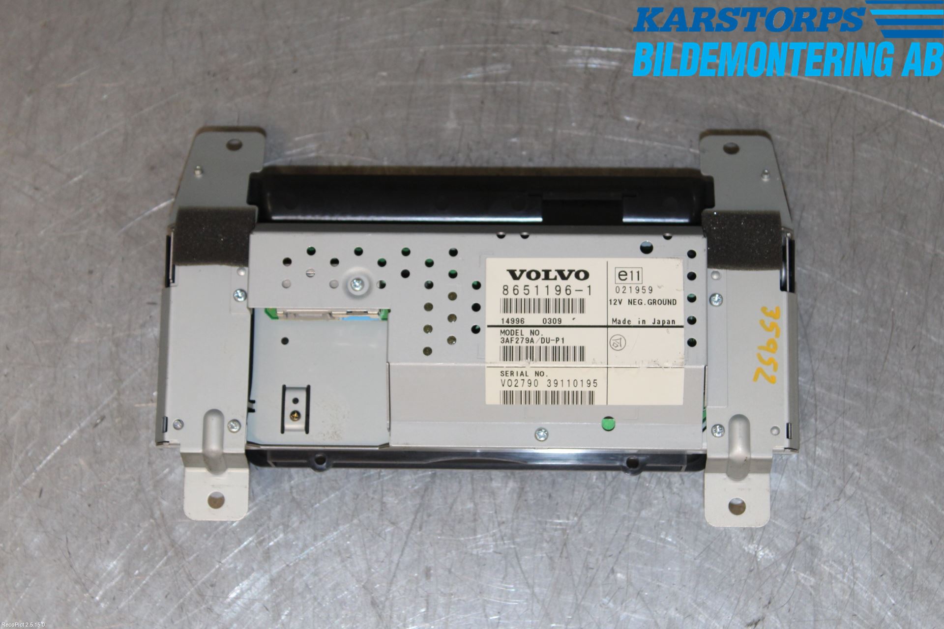 Volvo S40 04-07 Gps Navigator
