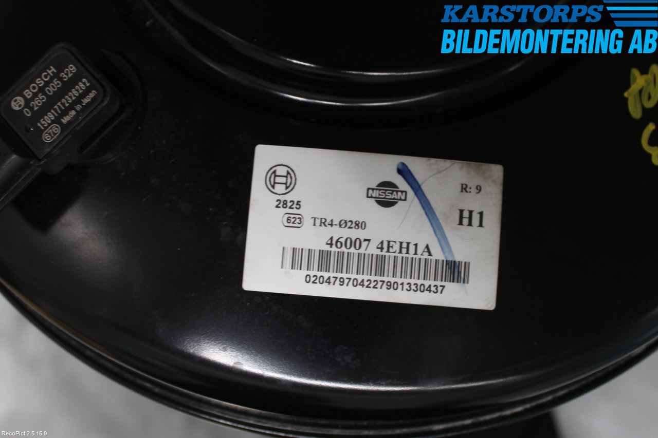 Nissan QASHQAI 14-17 Bromsservo