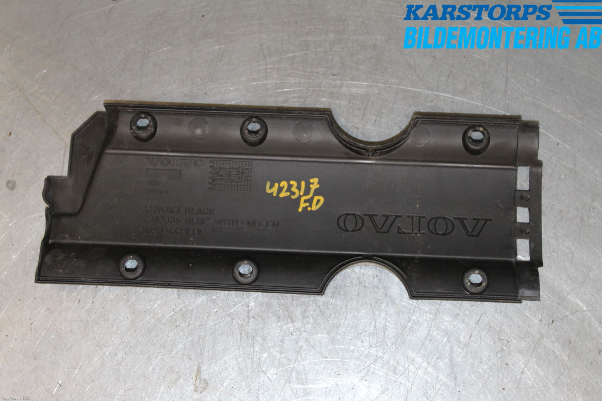 Volvo XC70 01-04 Motorkåpa