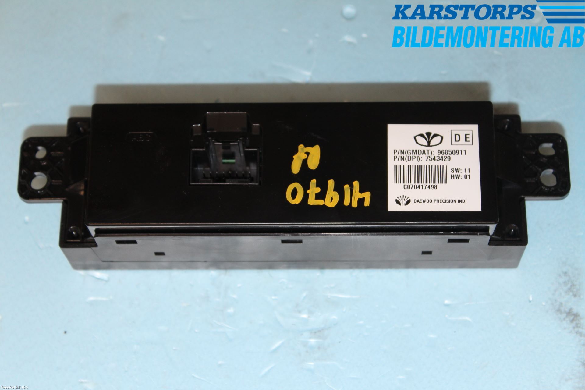 Chevrolet CAPTIVA Multifunktionsdisplay