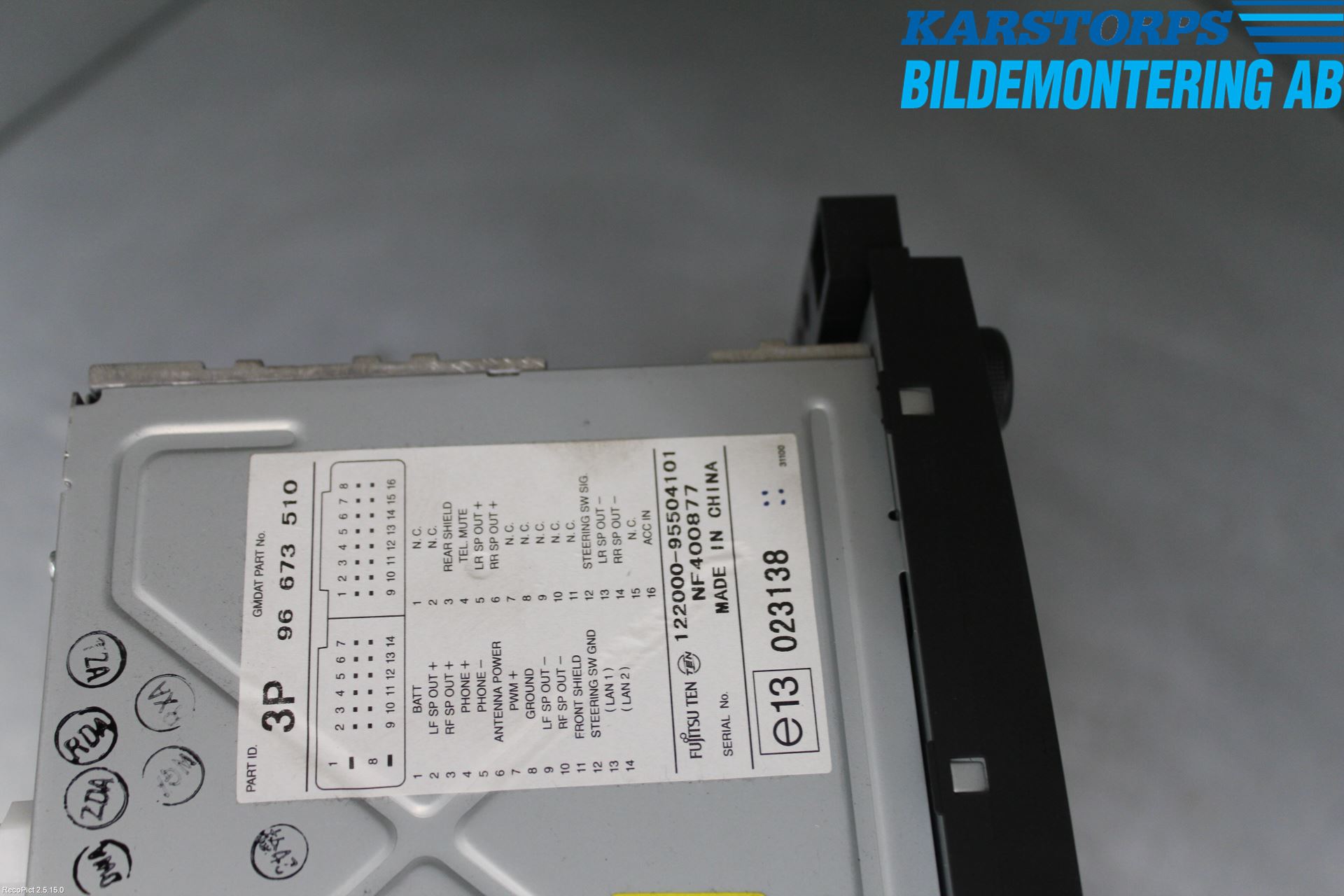 Chevrolet CAPTIVA Cd Radio - Multimediapanel