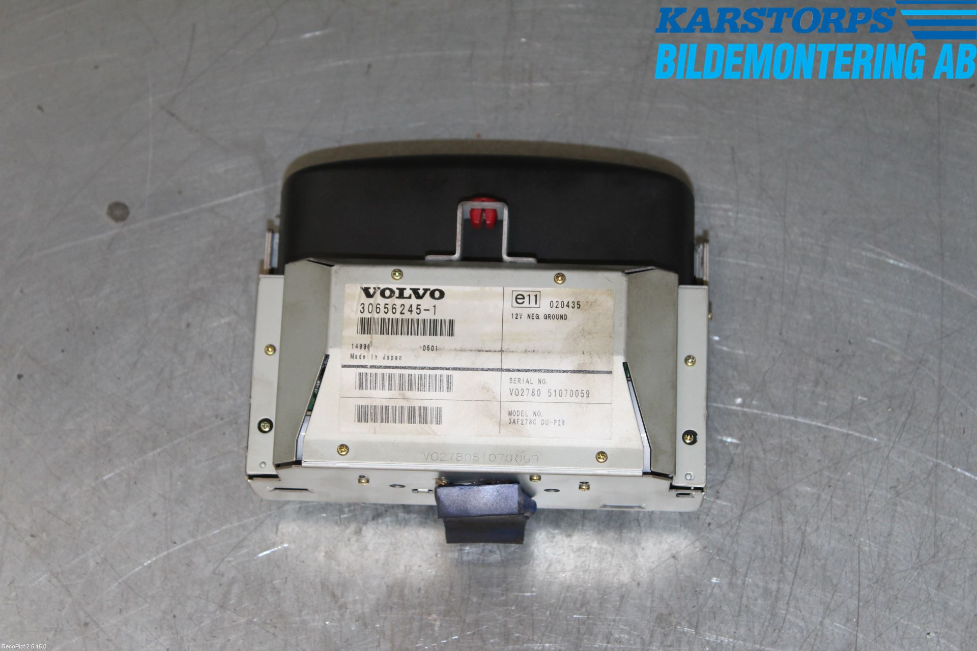 Volvo S80 04-06 Gps Navigator