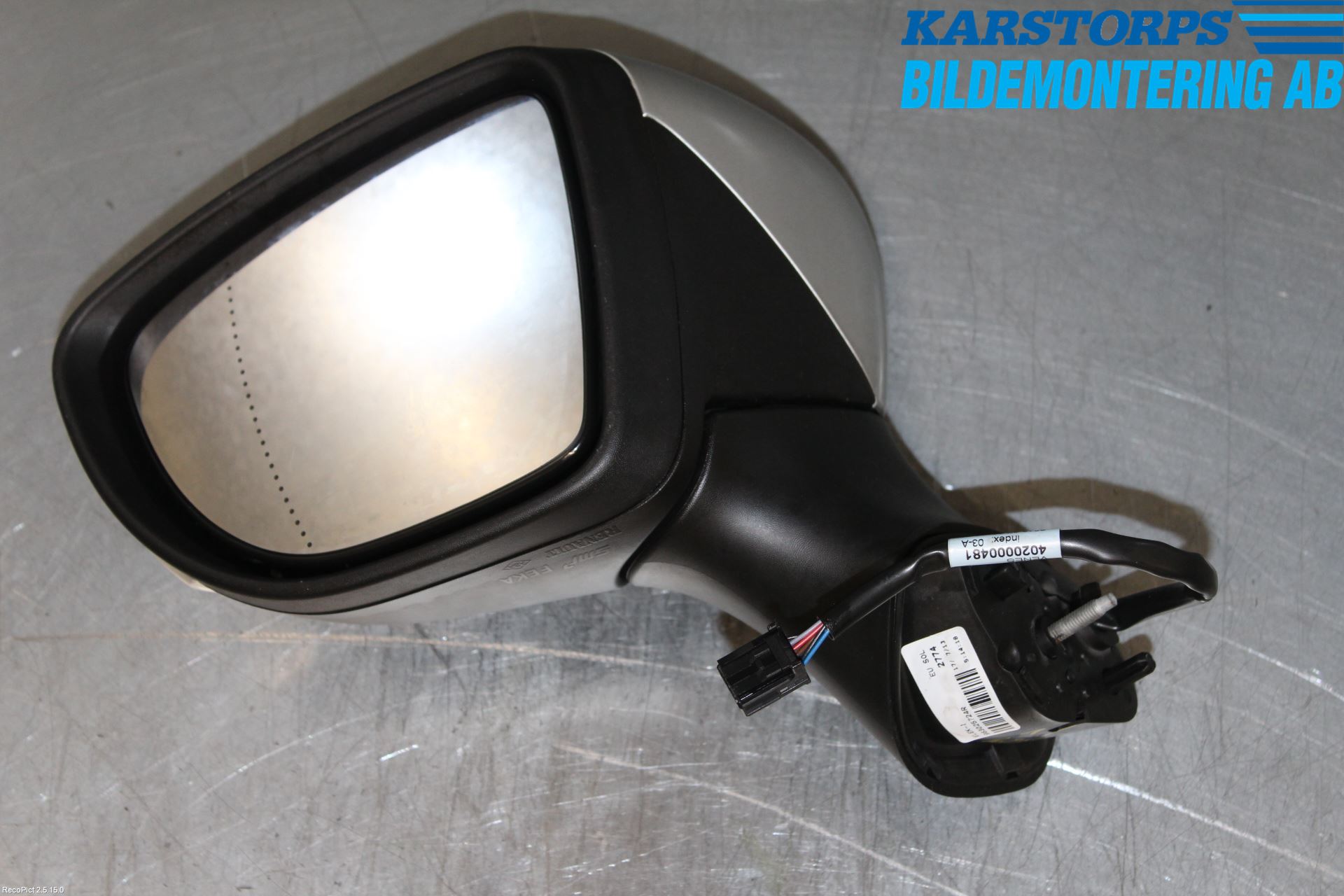 Renault CLIO IV 12-16 Spegel Yttre El Vä