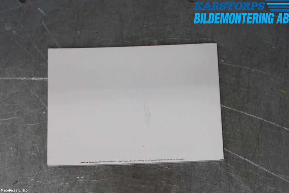 Volvo S60 14-18 Instruktionsbok