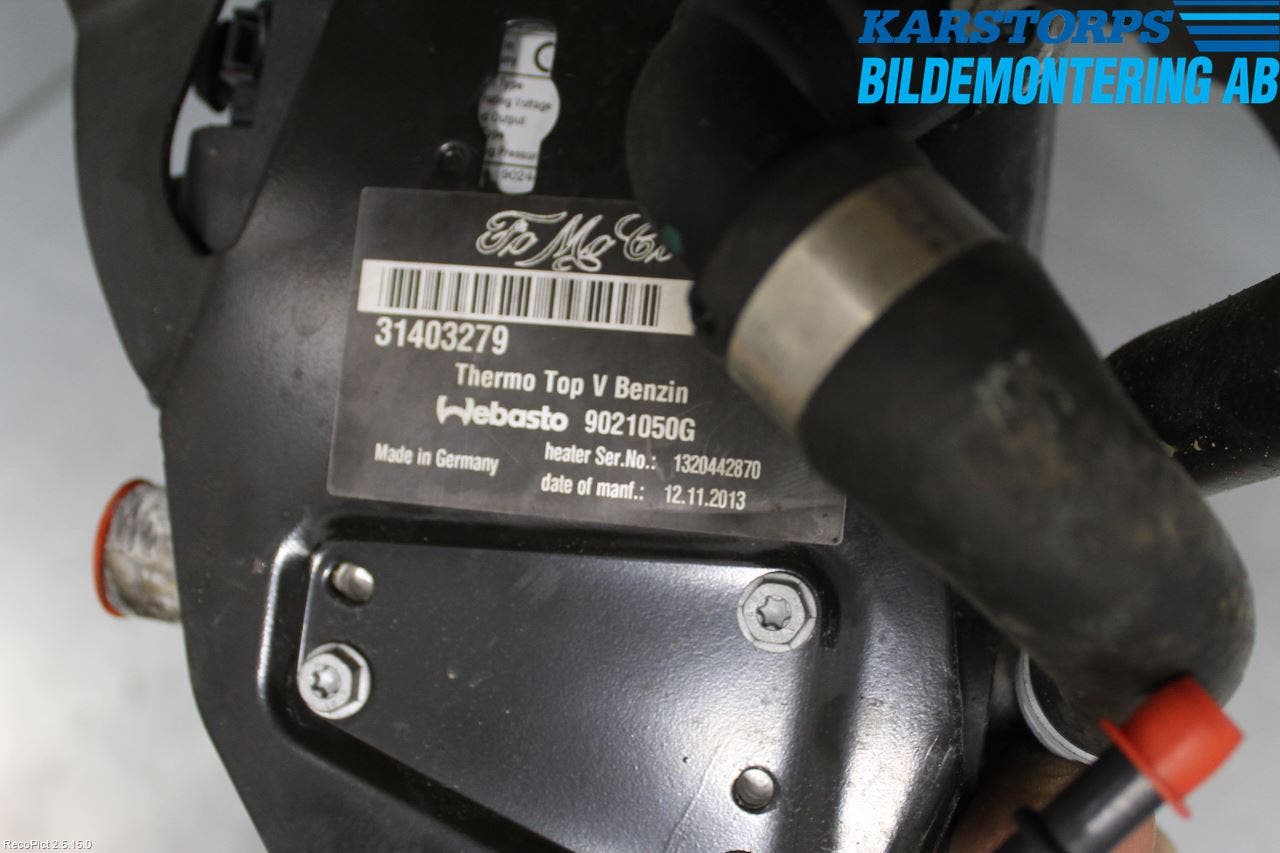 Volvo S60 14-18 Bensinvärmare