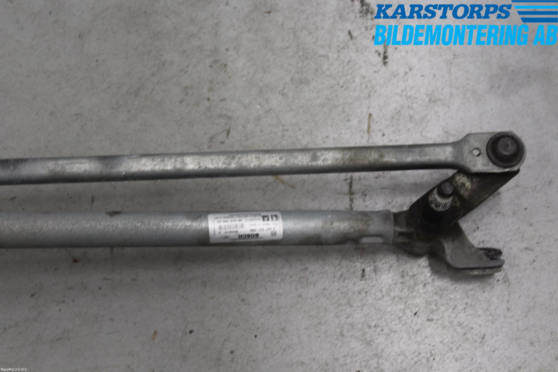 Peugeot 308 08-13 Torkarmekanism Vindruta