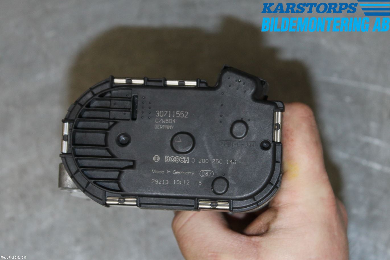 Volvo V70 08-13 Injspjällhus