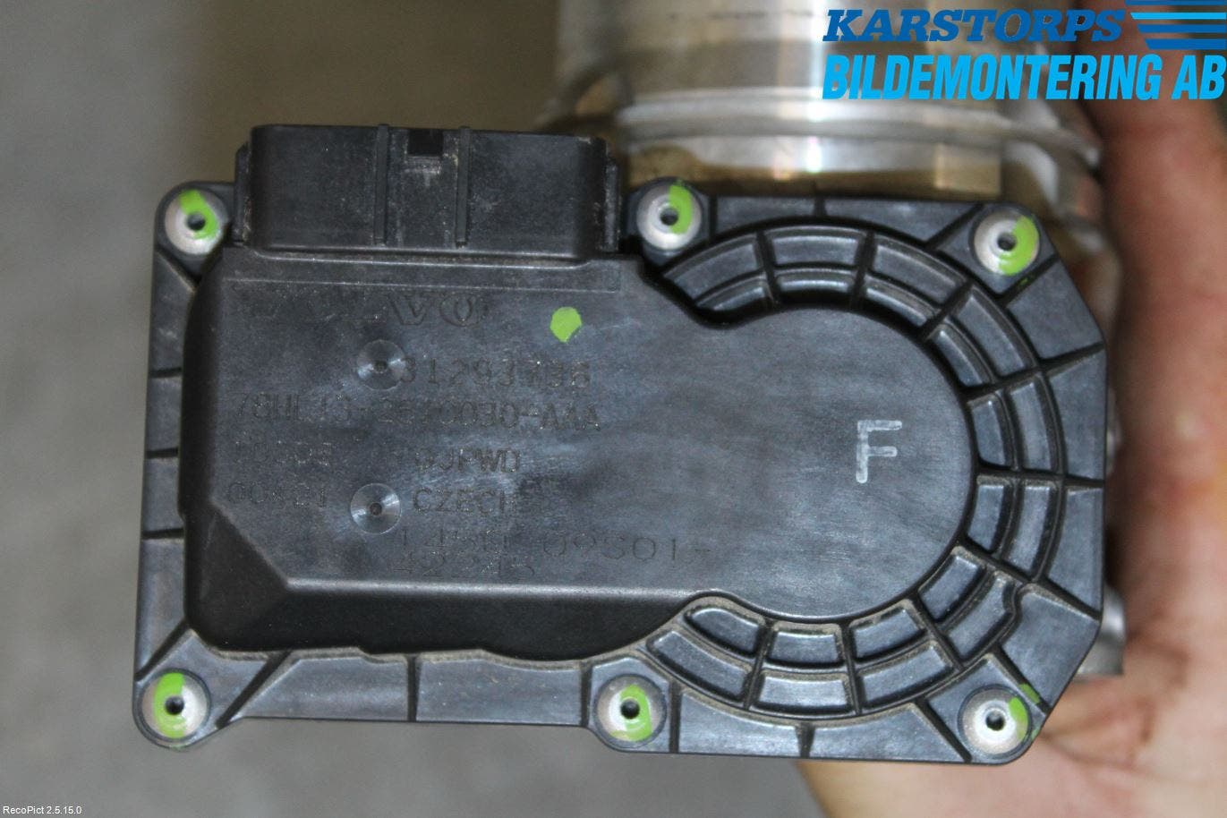 Volvo V70 14-16 Injspjällhus