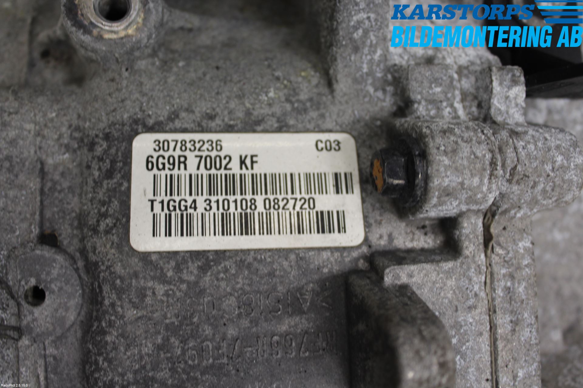 Volvo V70 08-13 Växellåda Man 6 Vxl