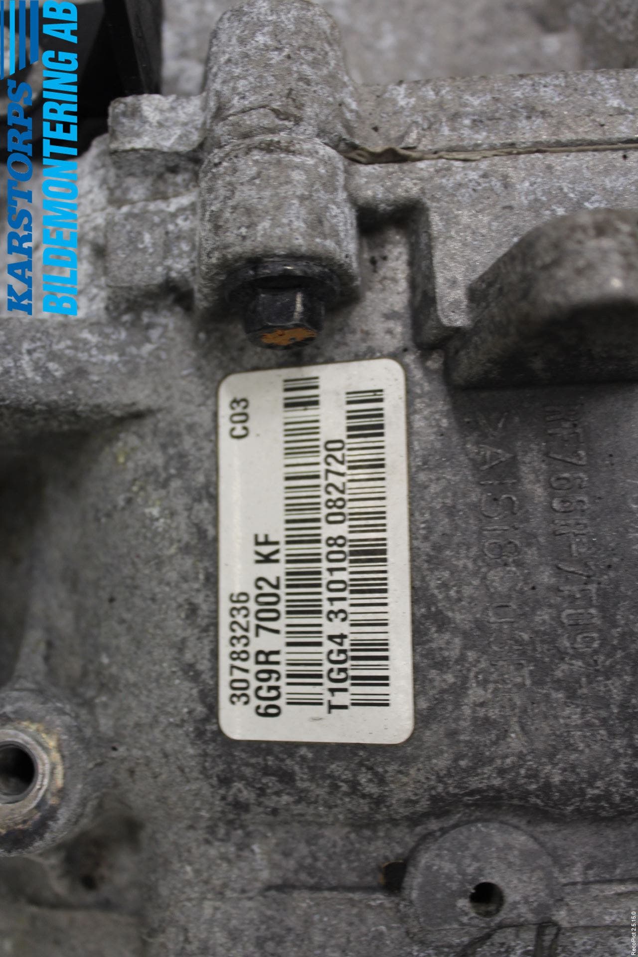 Volvo V70 08-13 Växellåda Man 6 Vxl