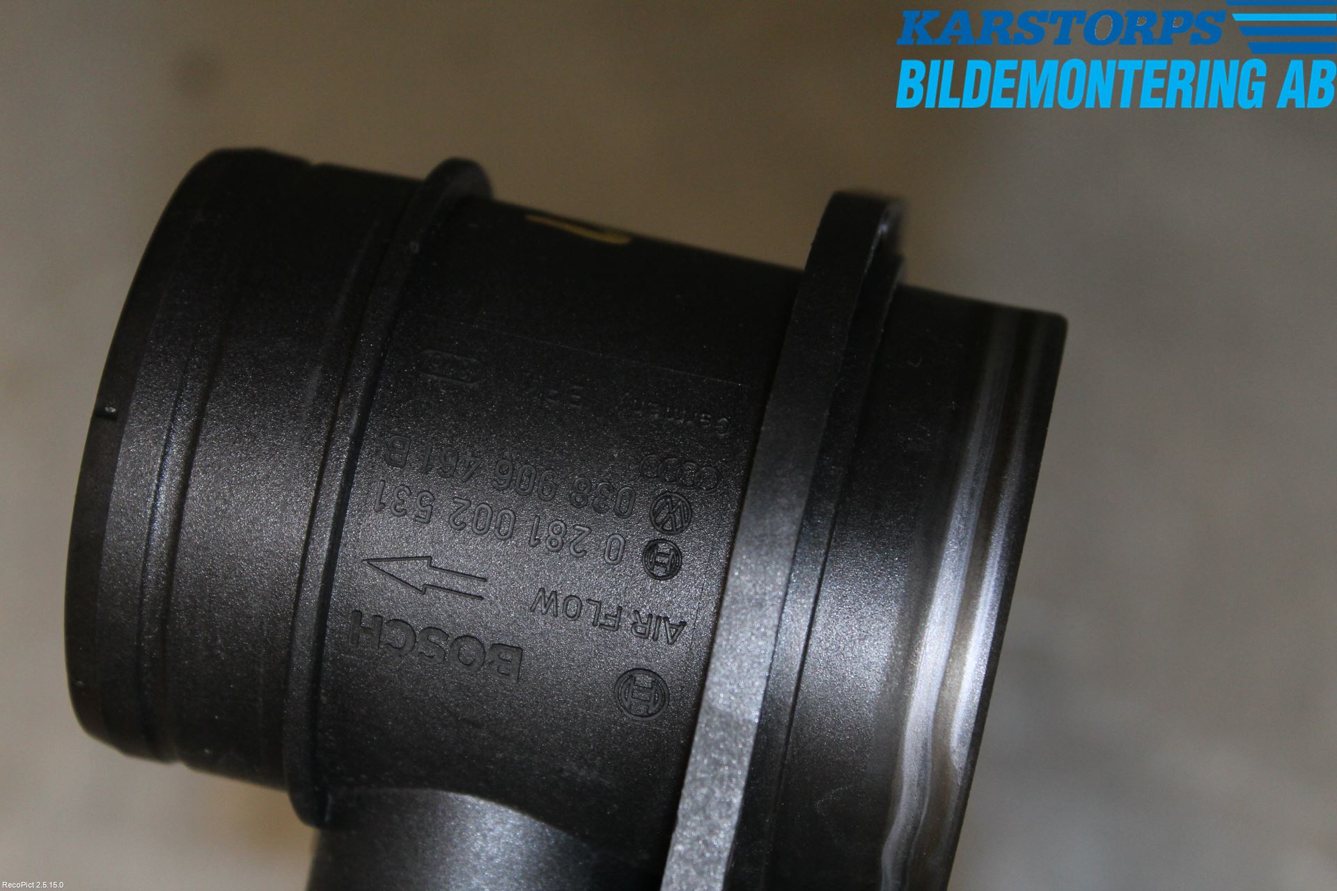 Volkswagen VW CADDY      04-10 Injluftmassamätare