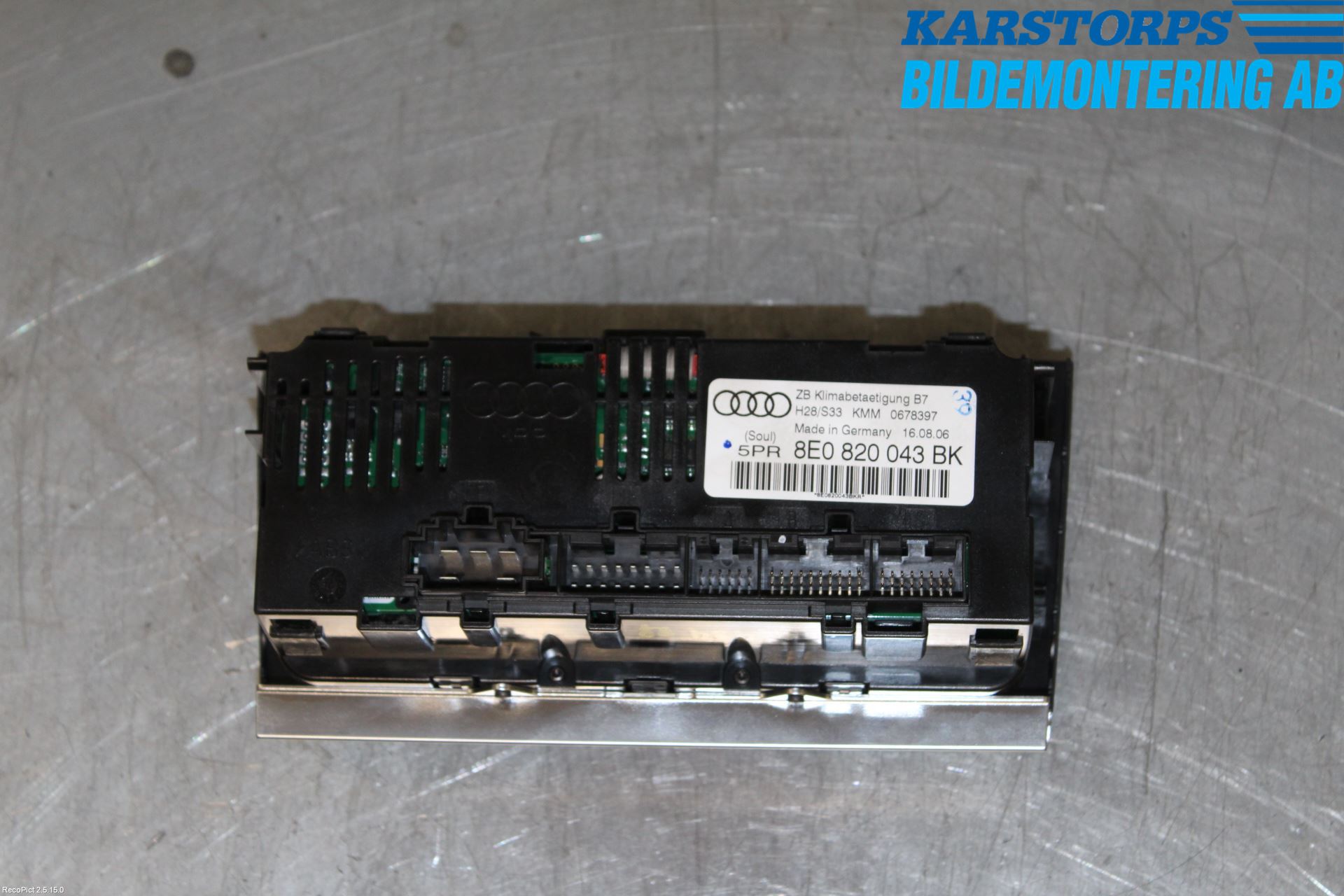 Audi A4/S4 05-07 Värmereglage