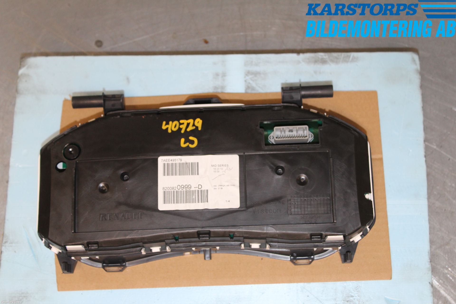 Renault CLIO III  09-12 Instrument Komb