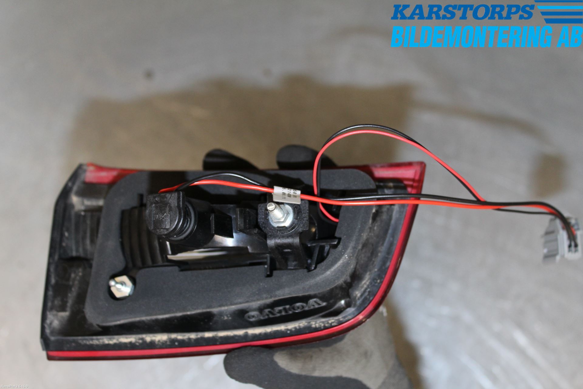 Volvo S60 11-13 Bakljus Lucka Vä