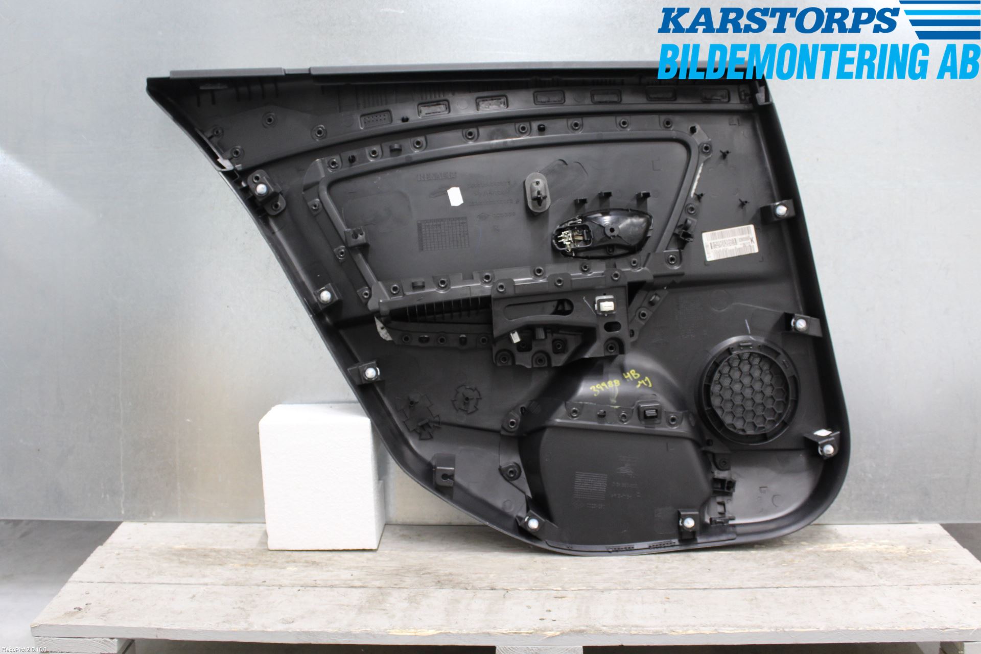 Renault MEGANE III 09-15 Dörrklädsel Hö