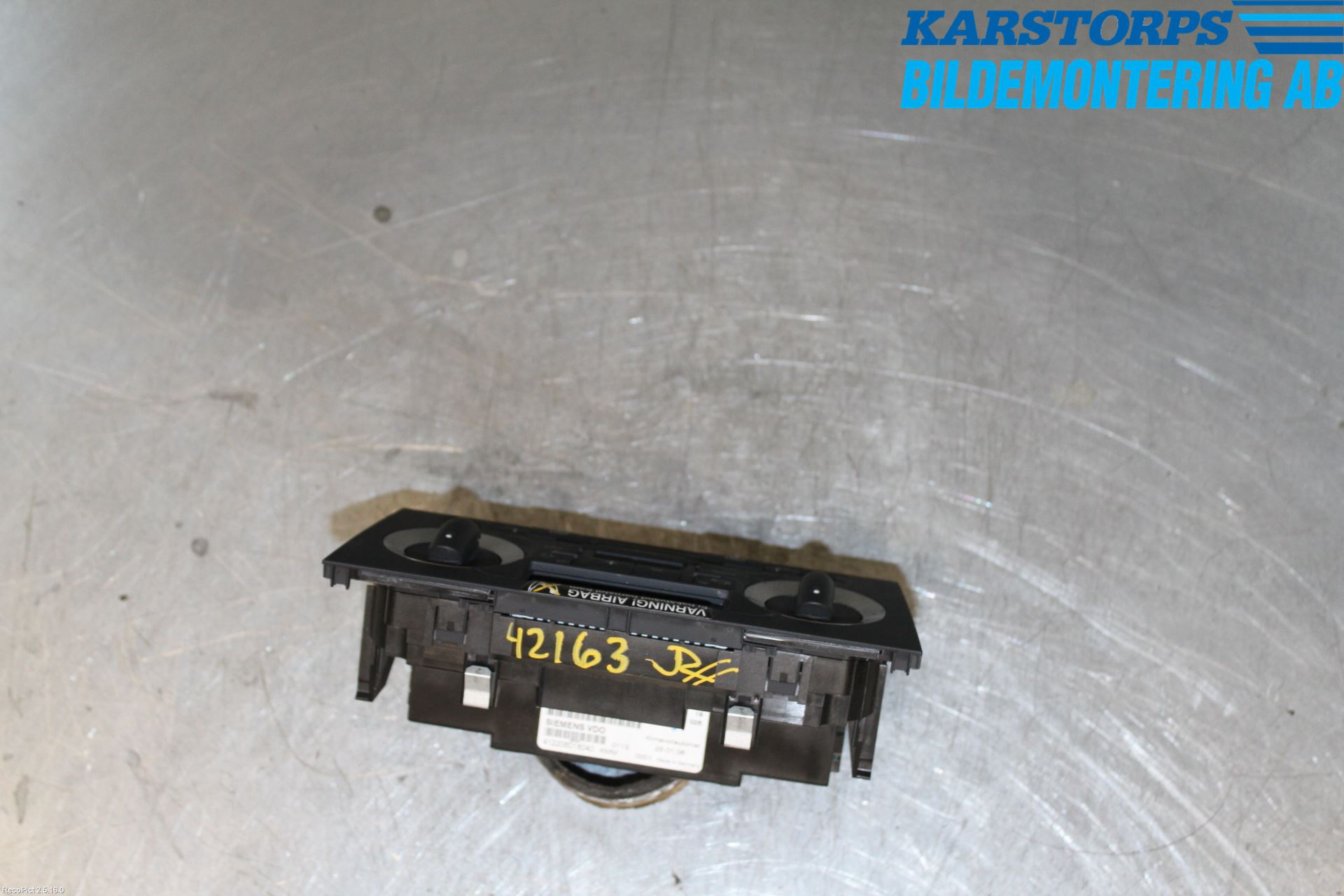 Audi A3/S3 05-13 Värmereglage