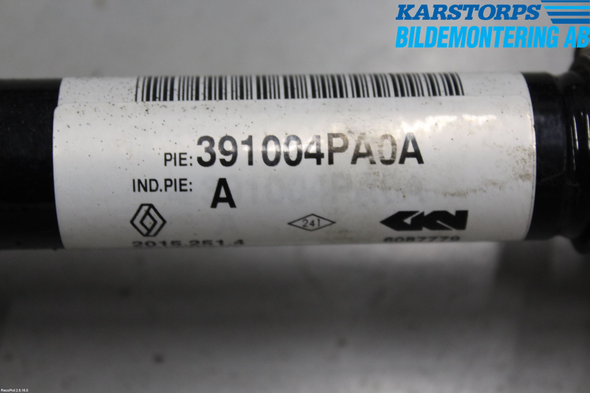 Renault KADJAR 15- Drivaxel Fram Höger