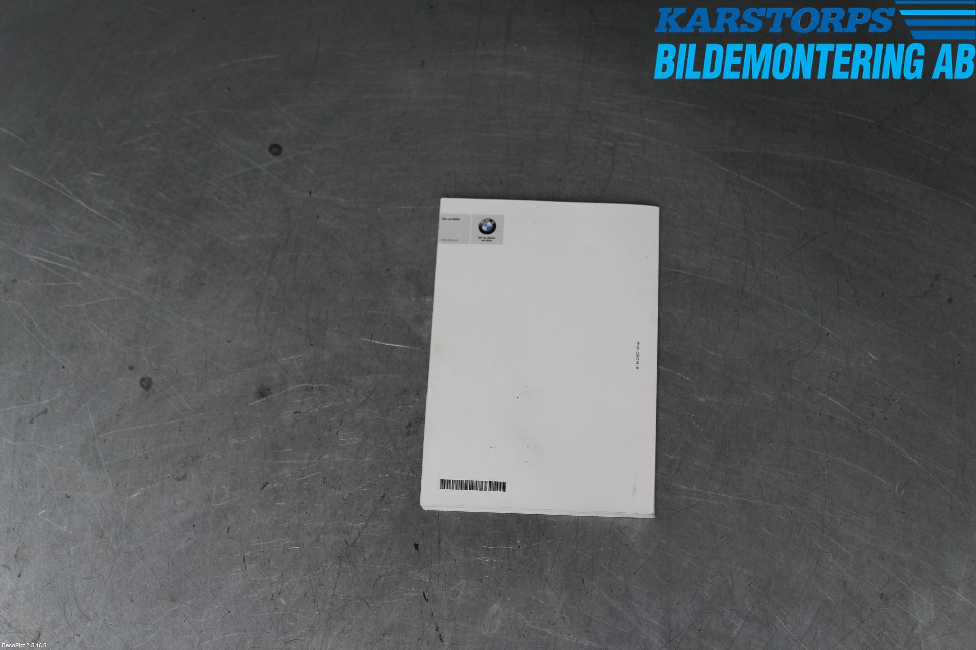 BMW 3 F30/F31/F80 12-19 Instruktionsbok