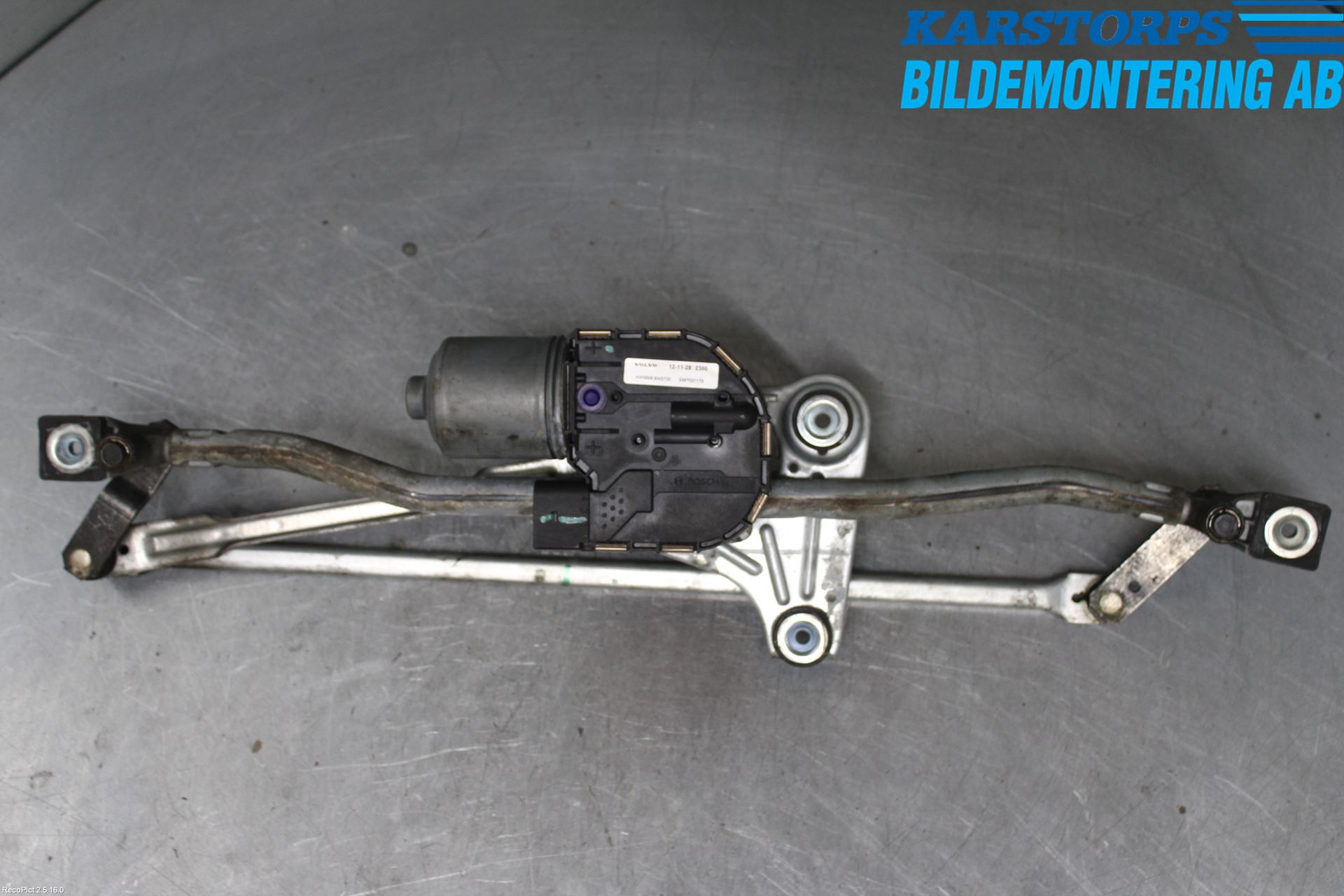 Volvo V60 11-13 Torkarmekanism Vindruta