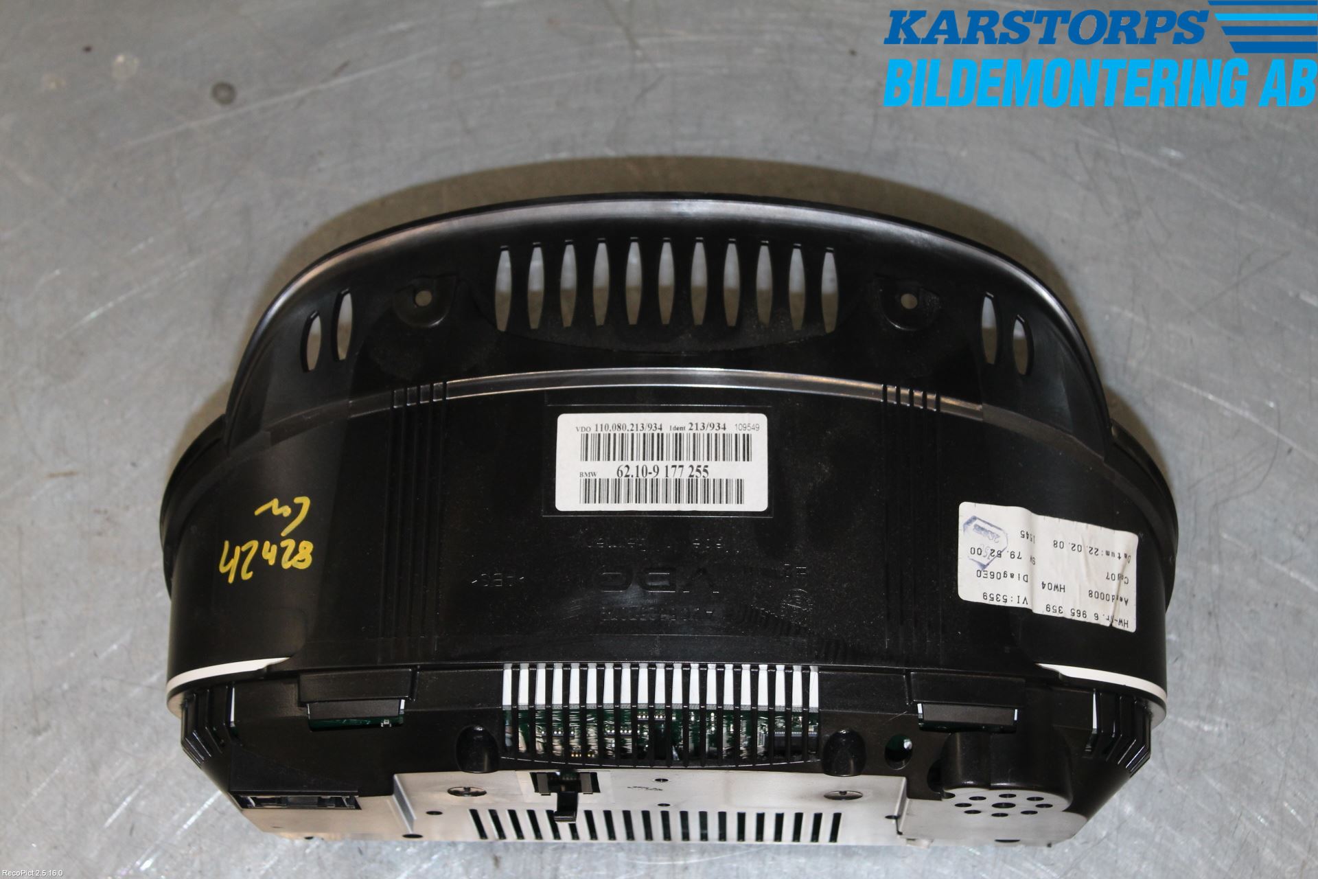 BMW 5 E60/61 Sed/Tou 02-10 Instrument Komb