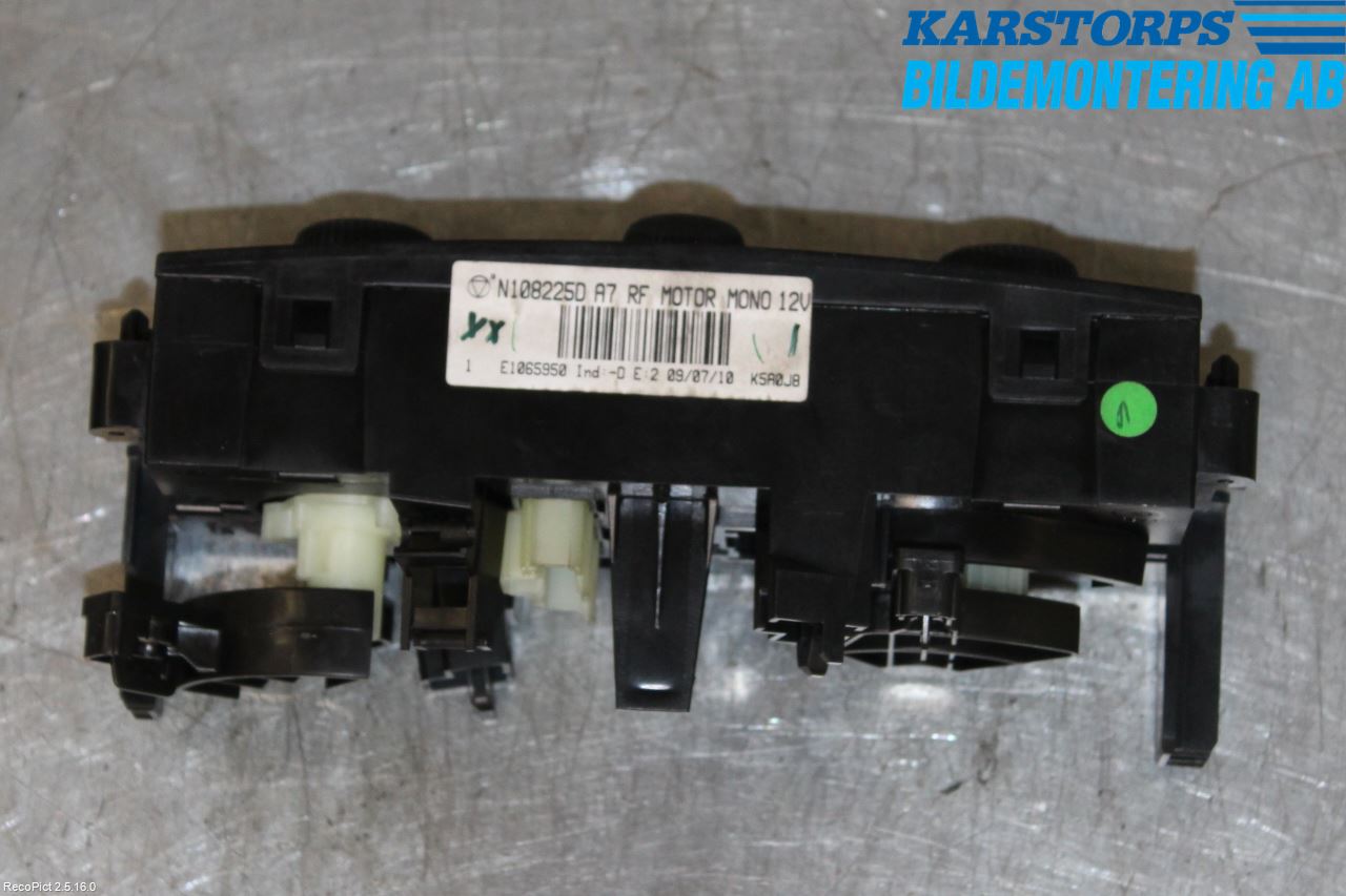 Peugeot 207 Värmereglage