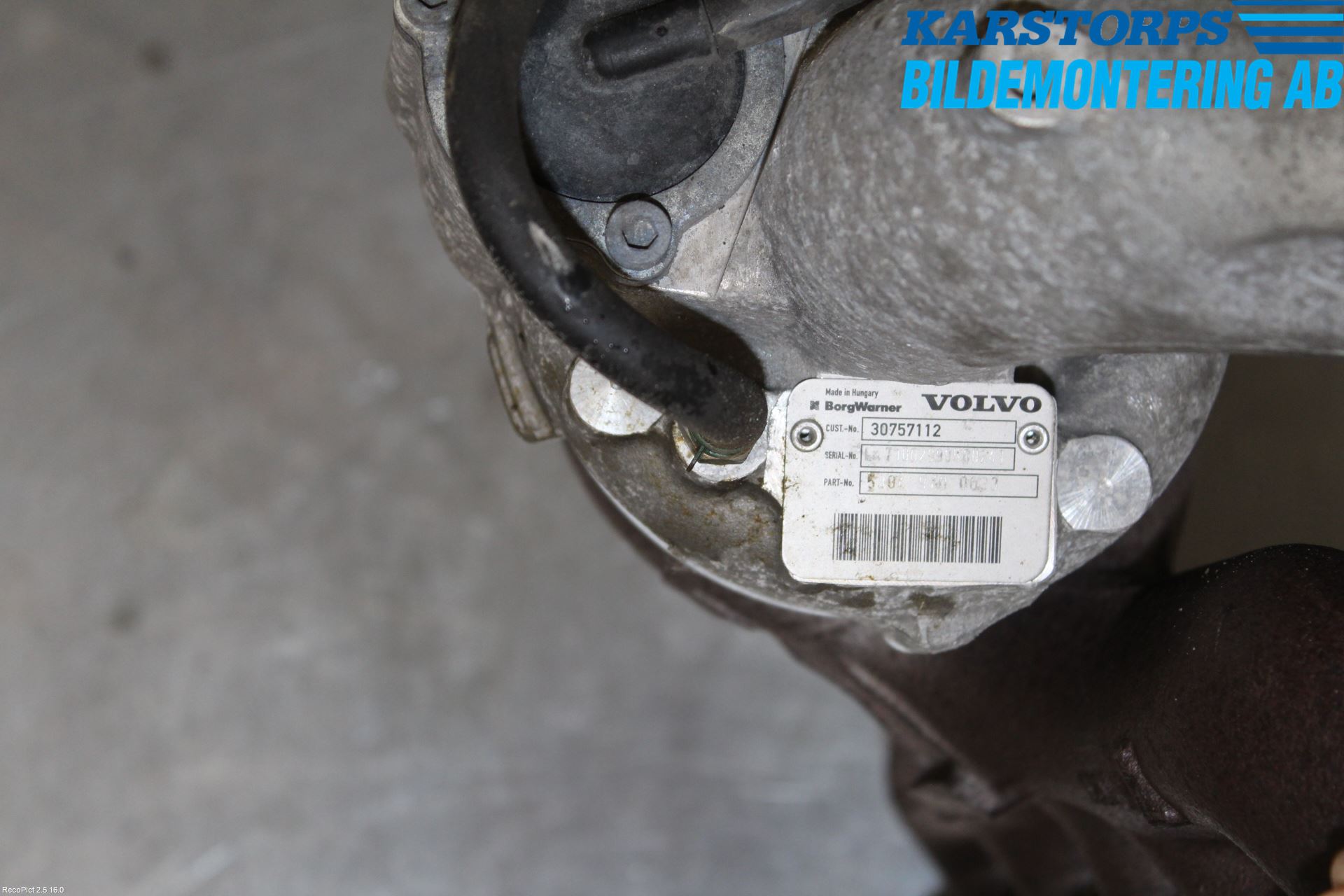 Volvo V70 08-13 Turboaggregat