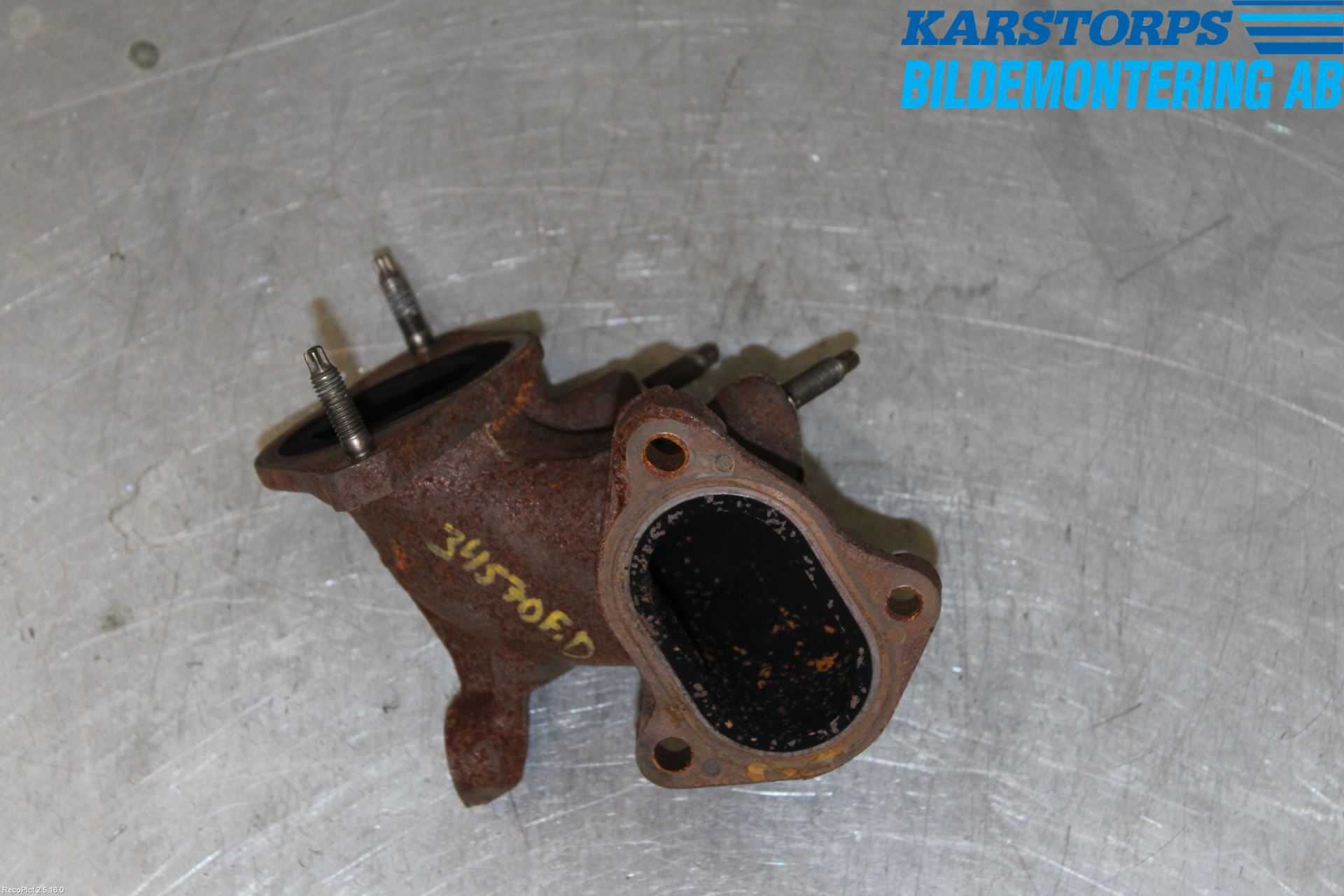 Renault MEGANE III 09-15 Avgas Främre Rör