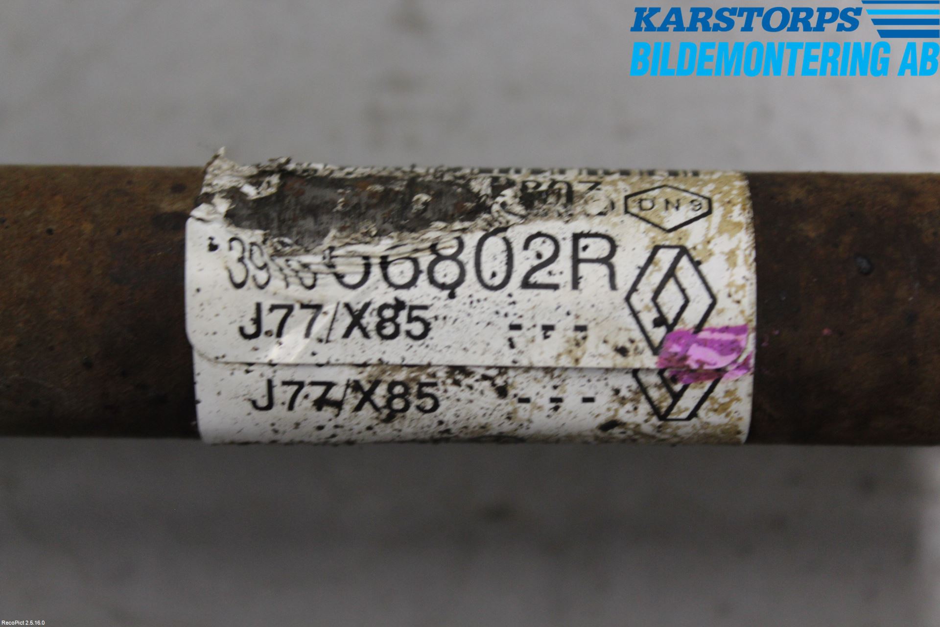 Renault CLIO III  09-12 Drivaxel Fram Höger