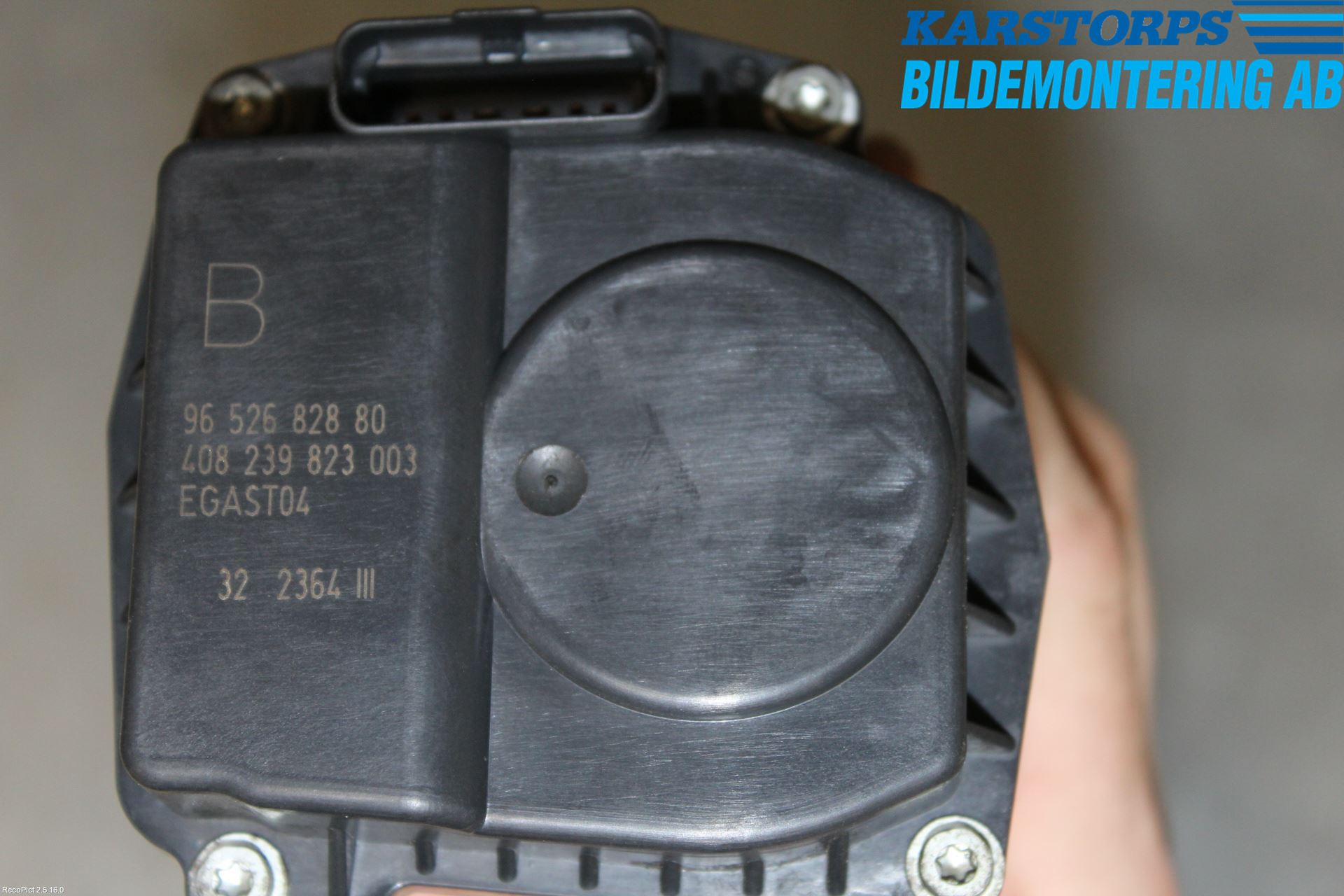 Peugeot 307     01-05 Injspjällhus