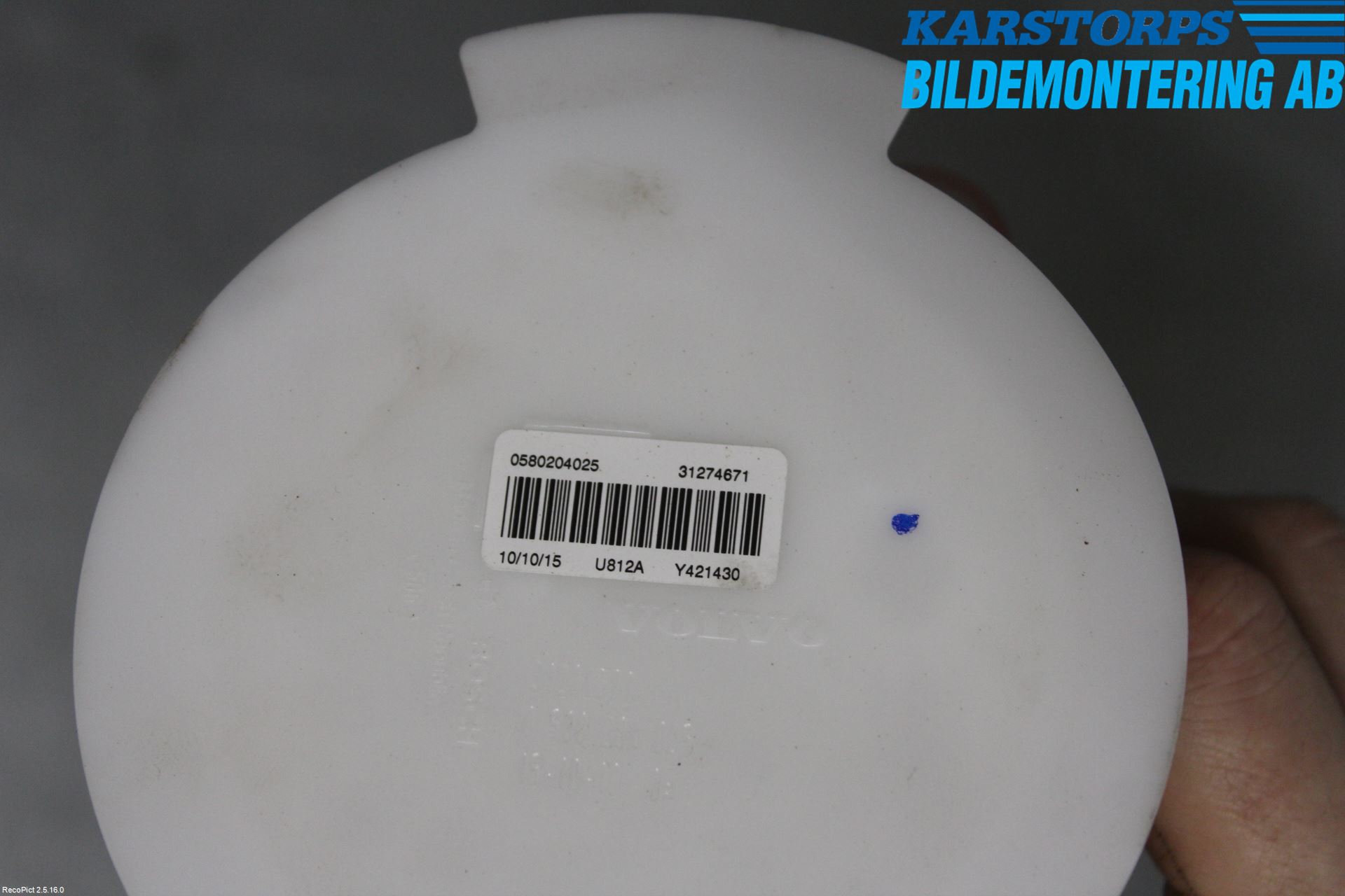 Volvo V60 14-18 Givare Tank