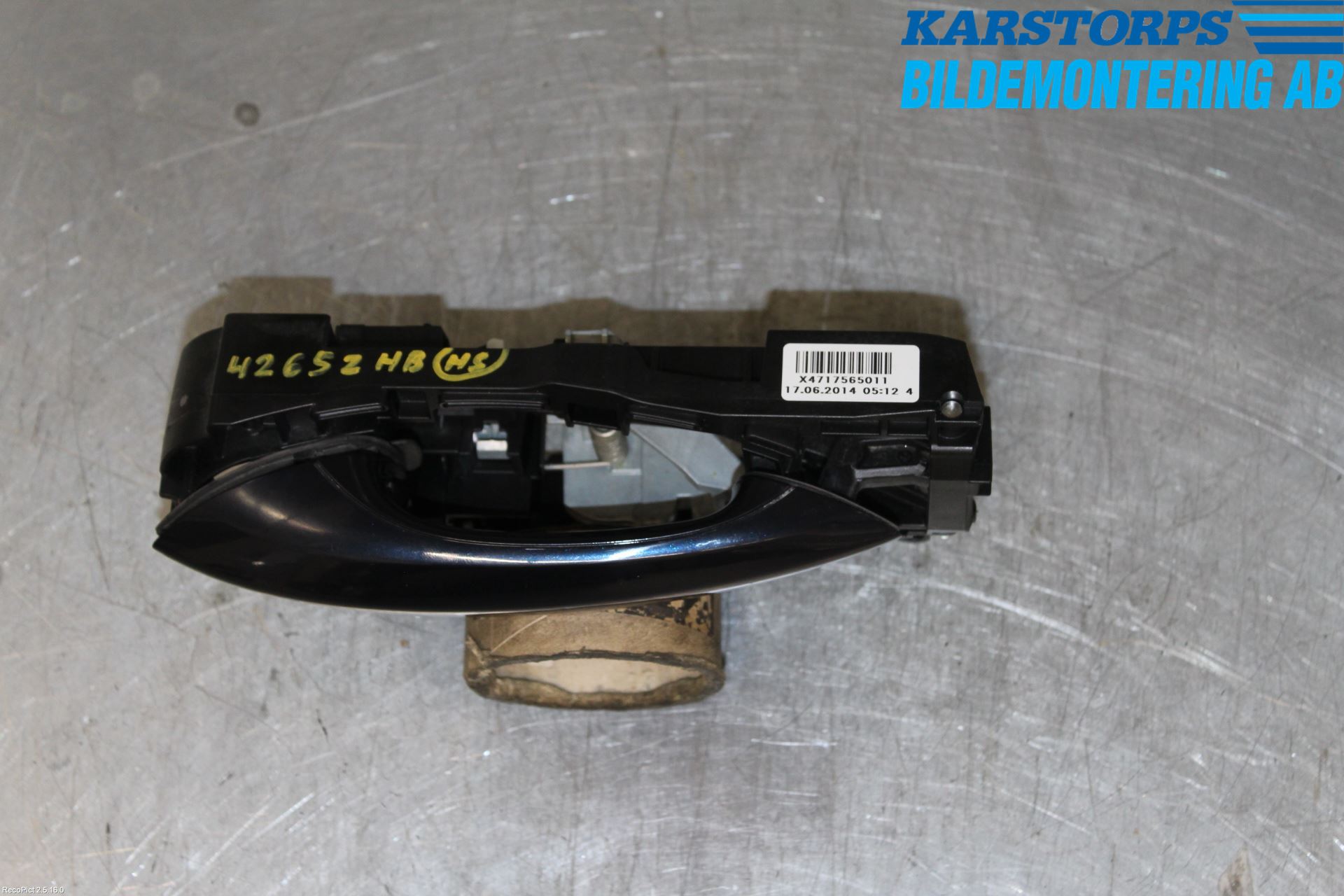 BMW 5 F10/F11/F18 09-17 Dörrhandtag Yttre Hö