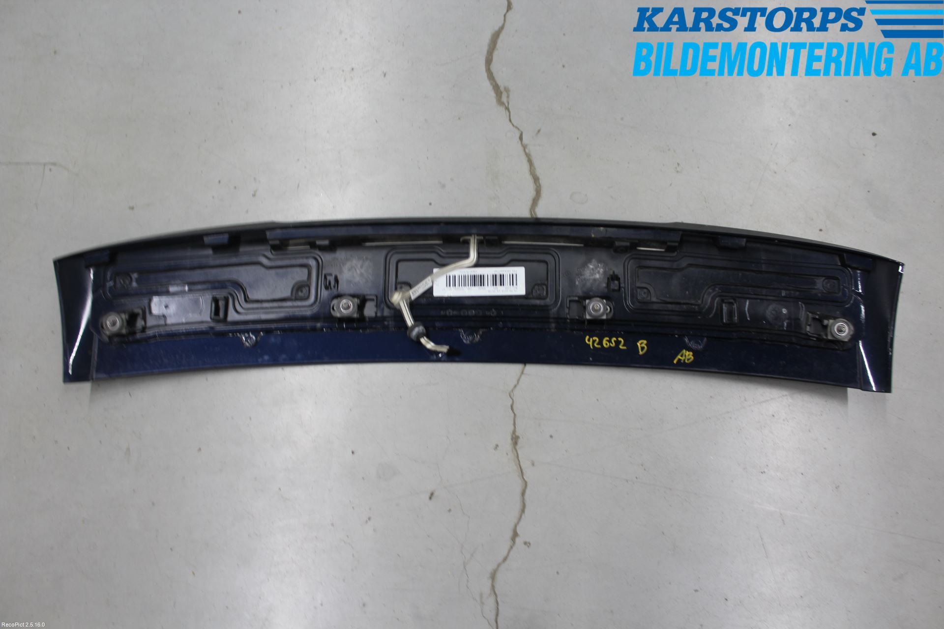 BMW 5 F10/F11/F18 09-17 Spoiler Baklucka
