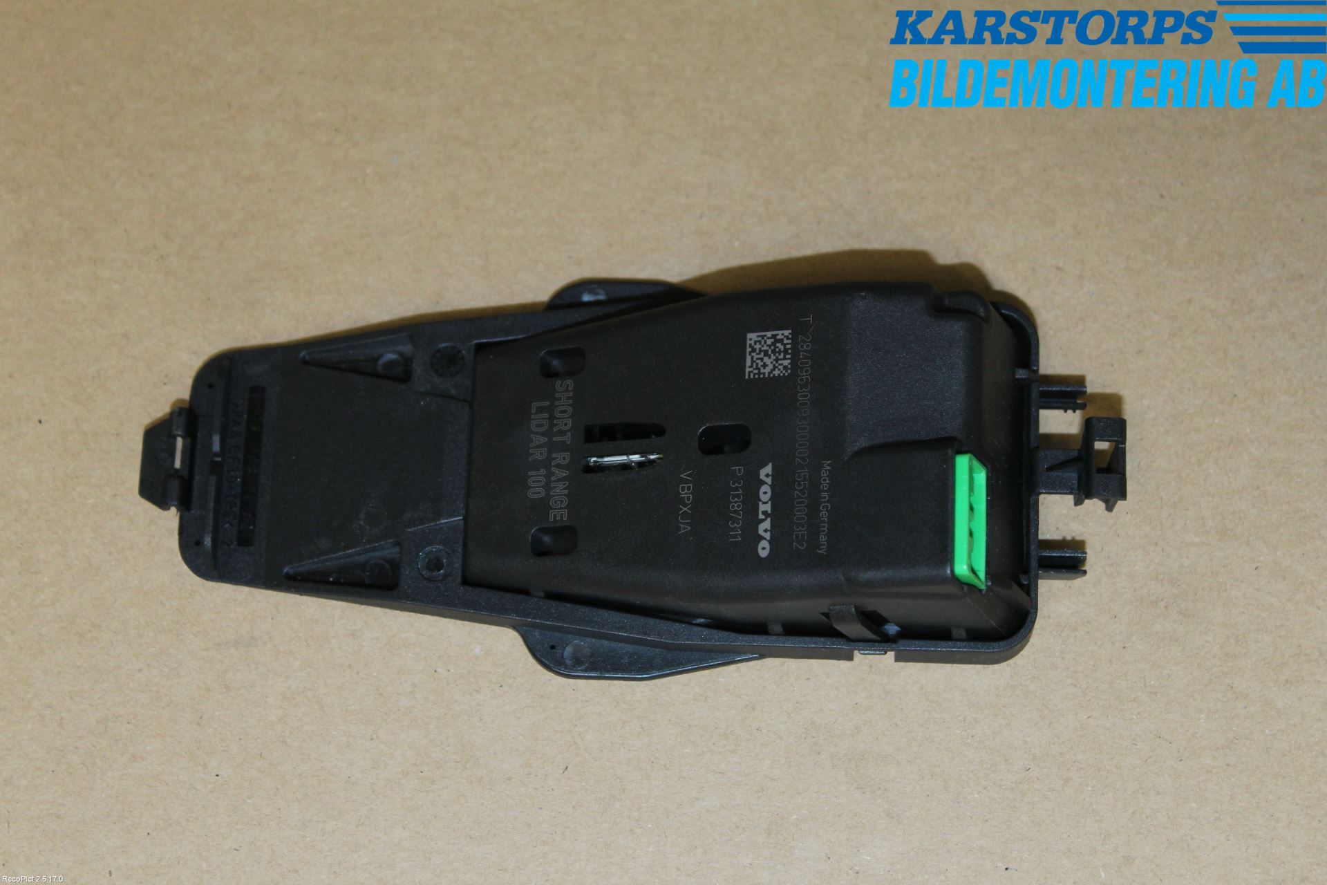 Volvo V70 14-16 Sensor Aktivt Kollisionsskydd