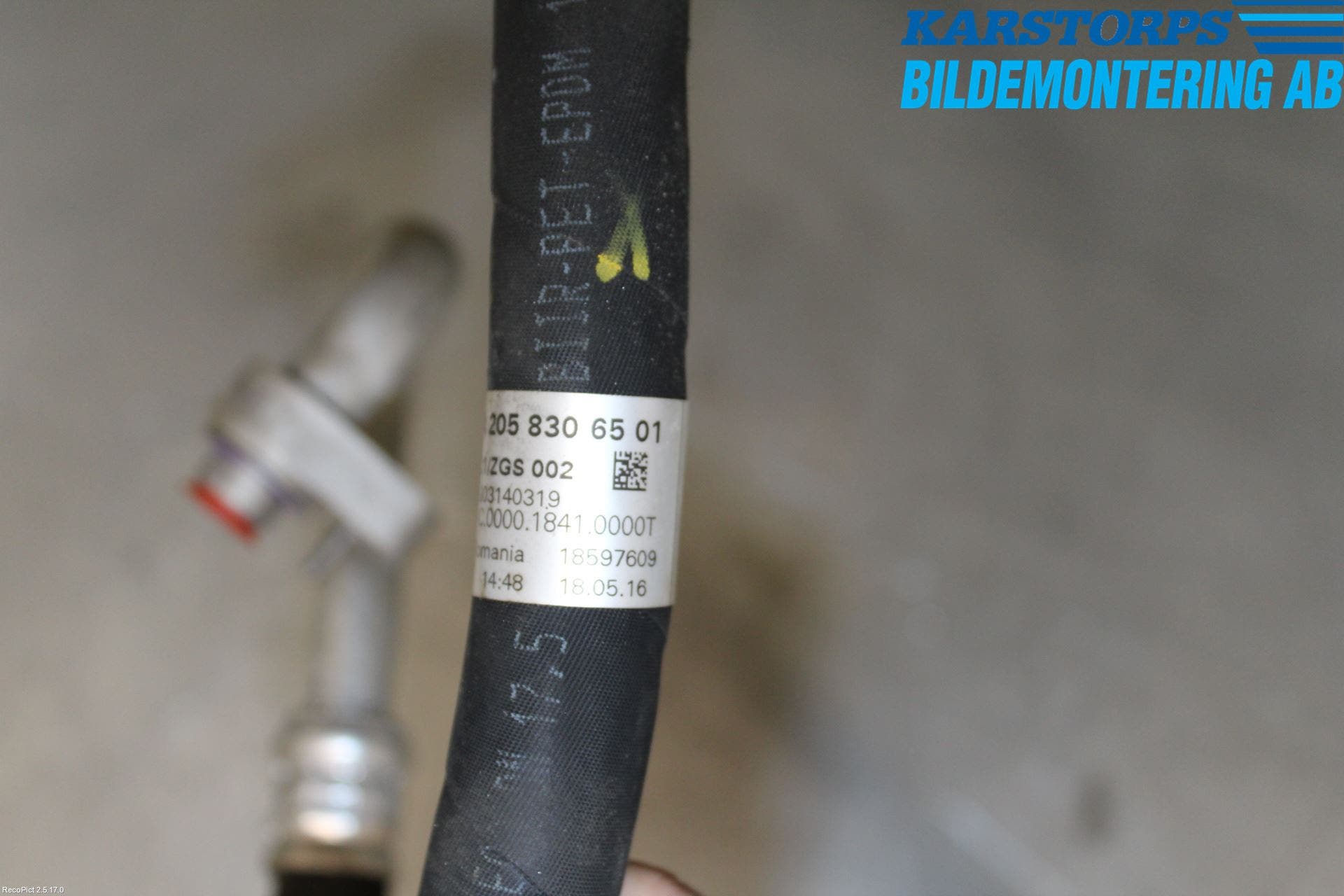 Mercedes-Benz MB C-KLASS (W205) 14-21 Ac Slang-Rör