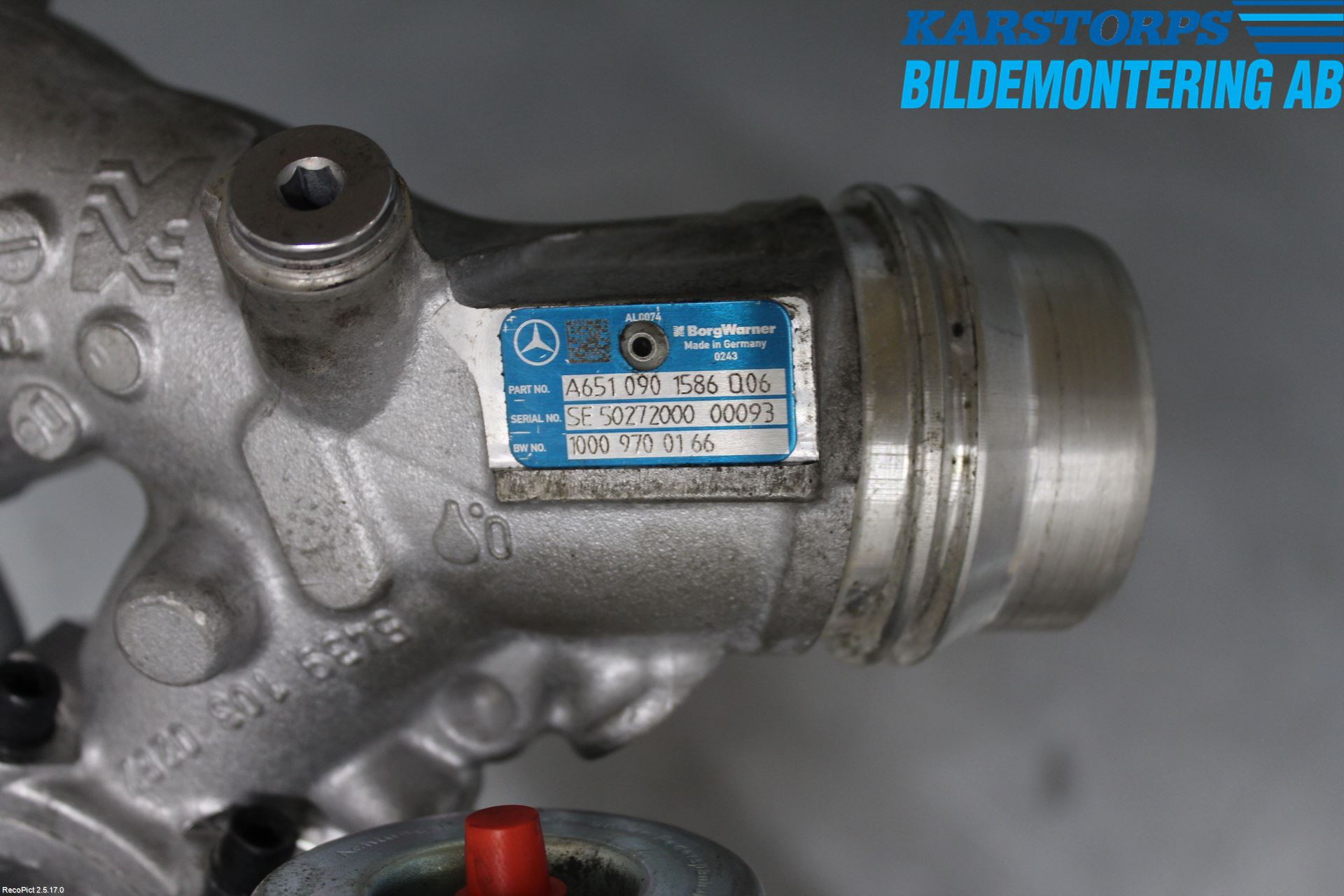 Mercedes-Benz MB C-KLASS (W205) 14-21 Turboaggregat
