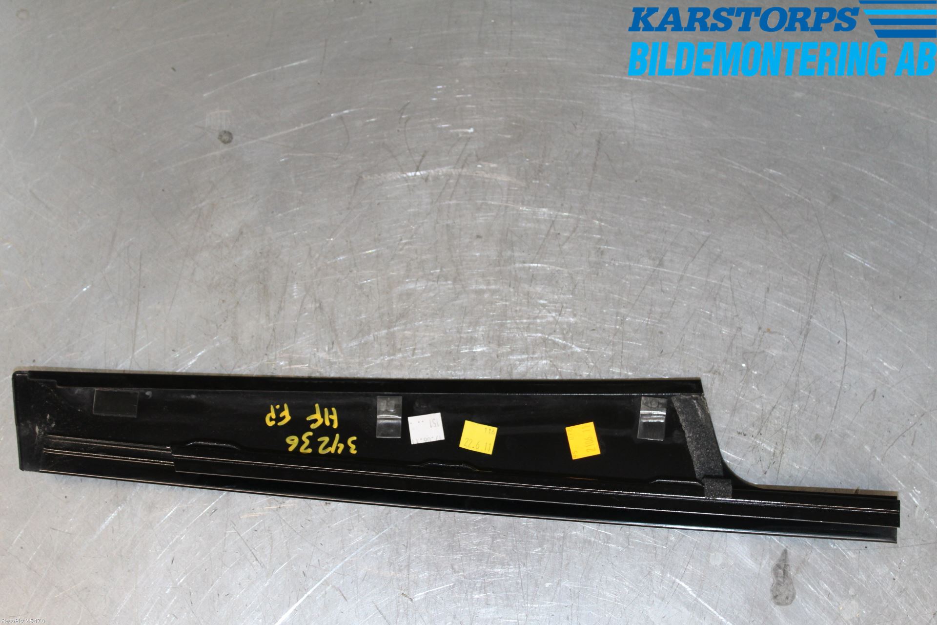 Renault MEGANE III 09-15 Dörr Dekorlist Fram Hö