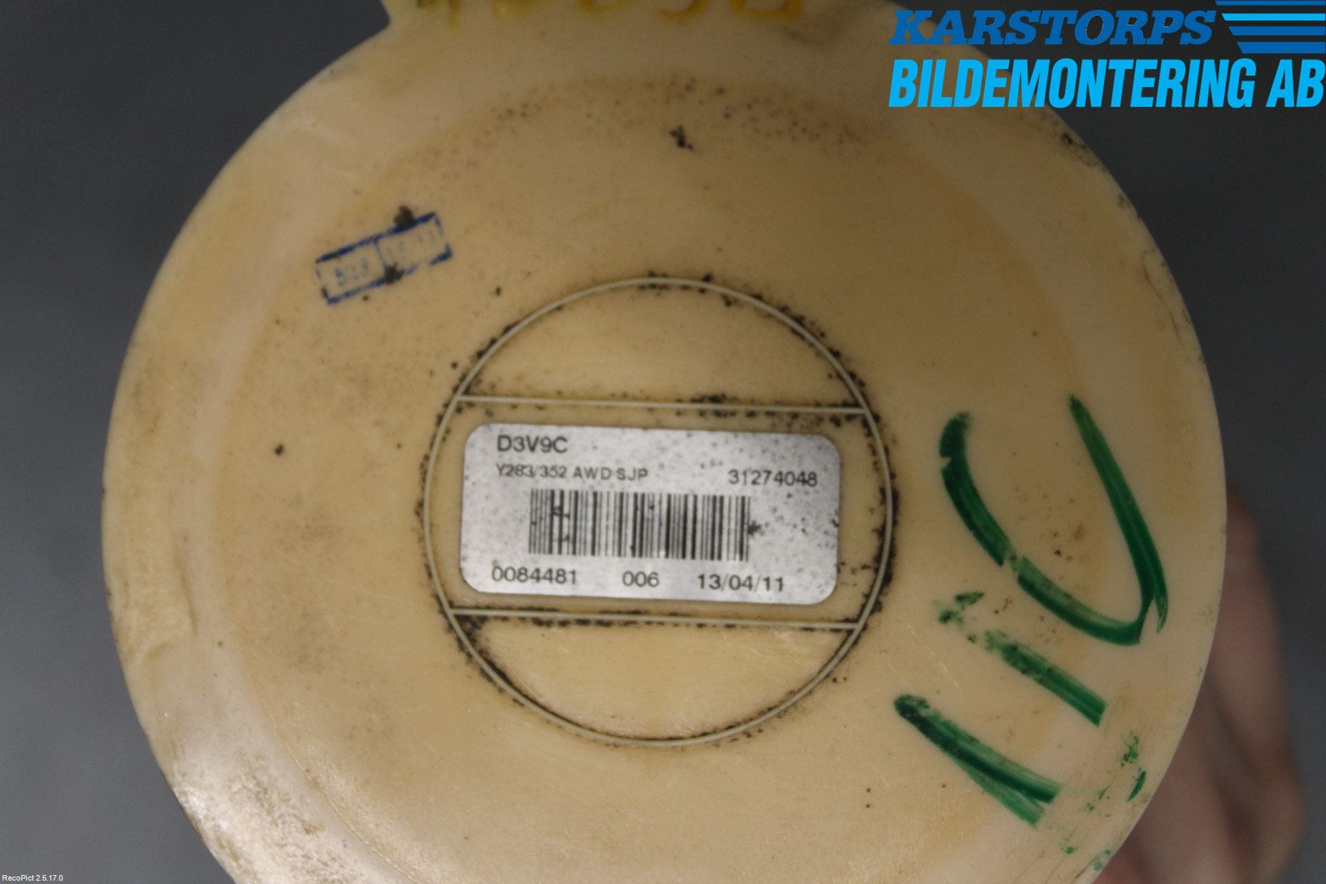 Volvo S60 11-13 Givare Tank