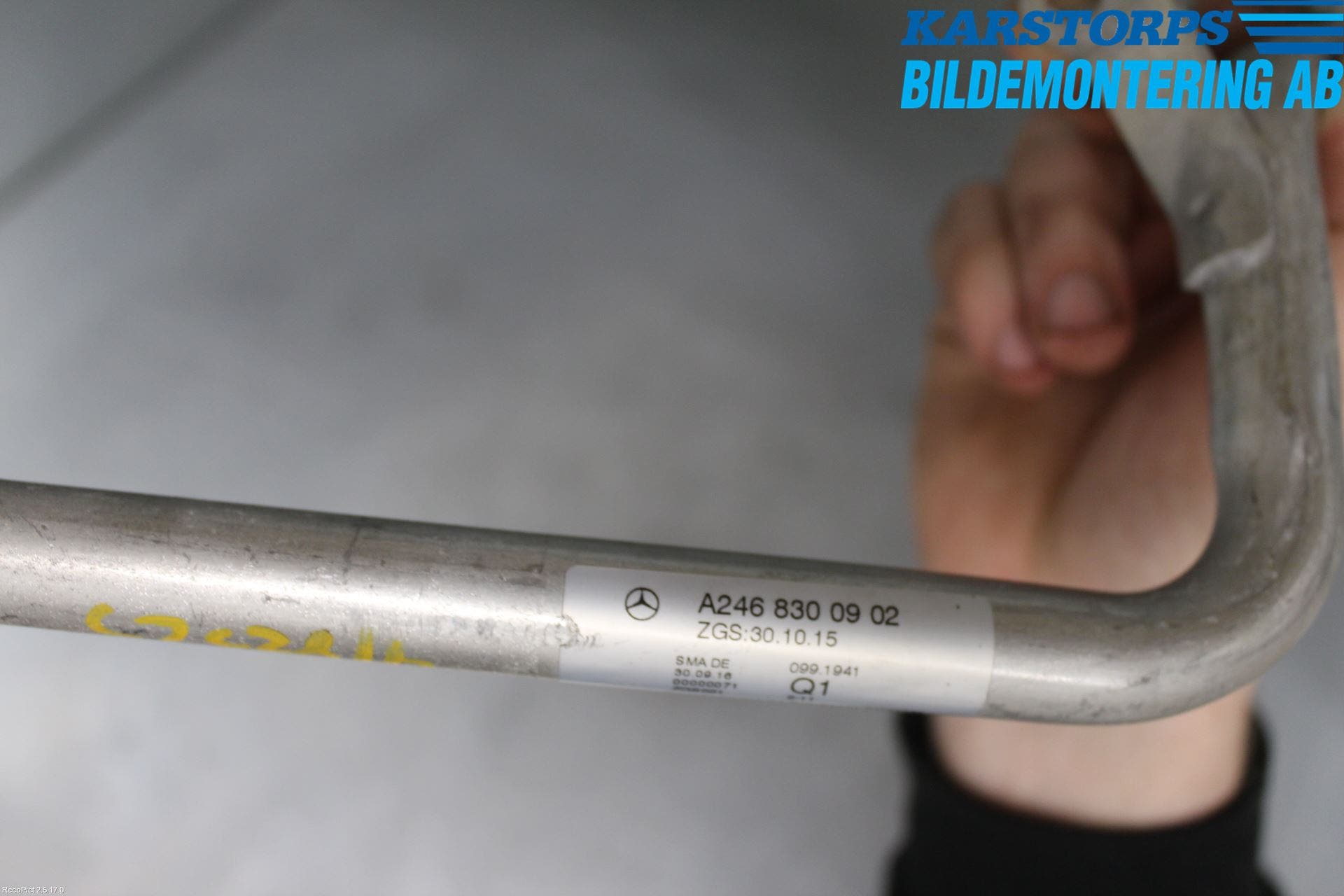 Mercedes-Benz MB A-KLASS (W176) 13-18 Ac Slang-Rör